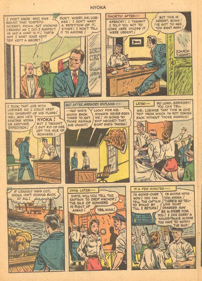 Read online Nyoka the Jungle Girl (1945) comic -  Issue #36 - 8