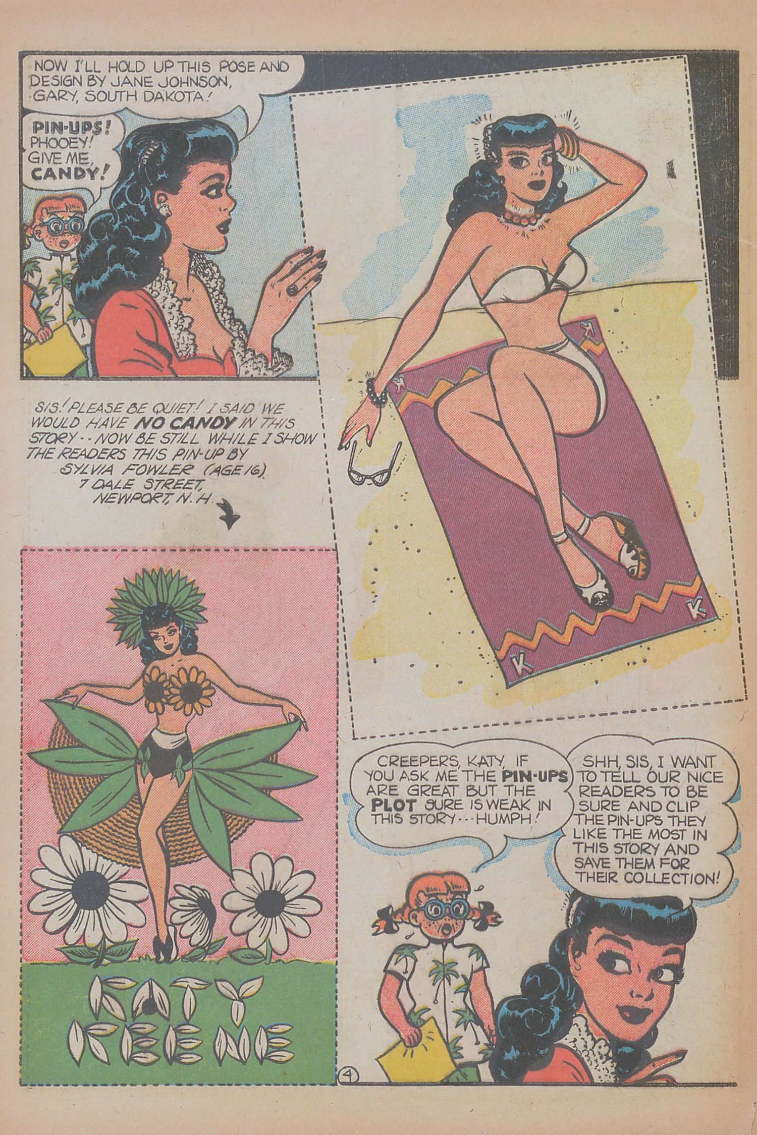 Read online Katy Keene (1949) comic -  Issue #6 - 28