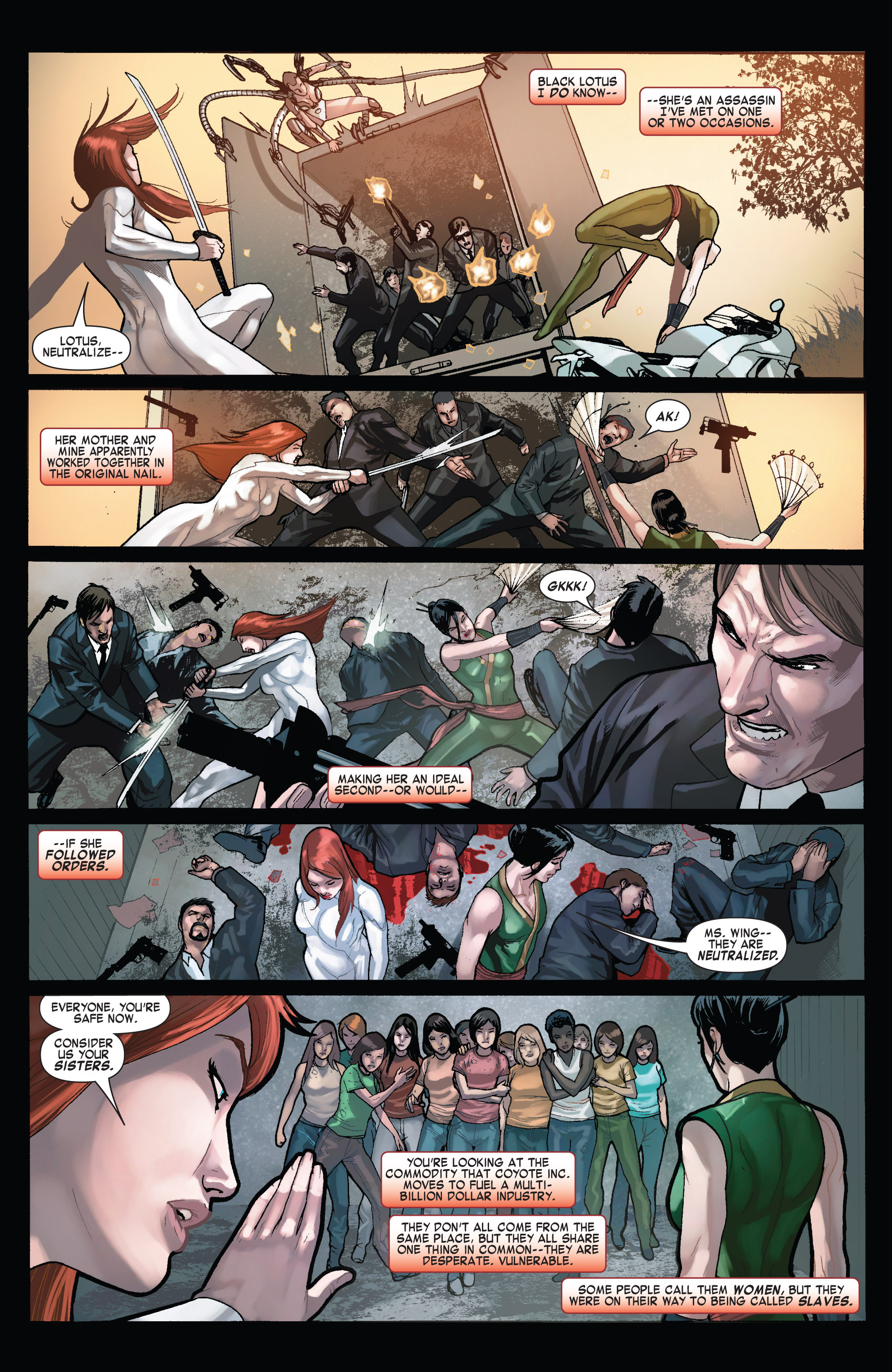Read online Shadowland: Daughters of the Shadow comic -  Issue #2 - 6