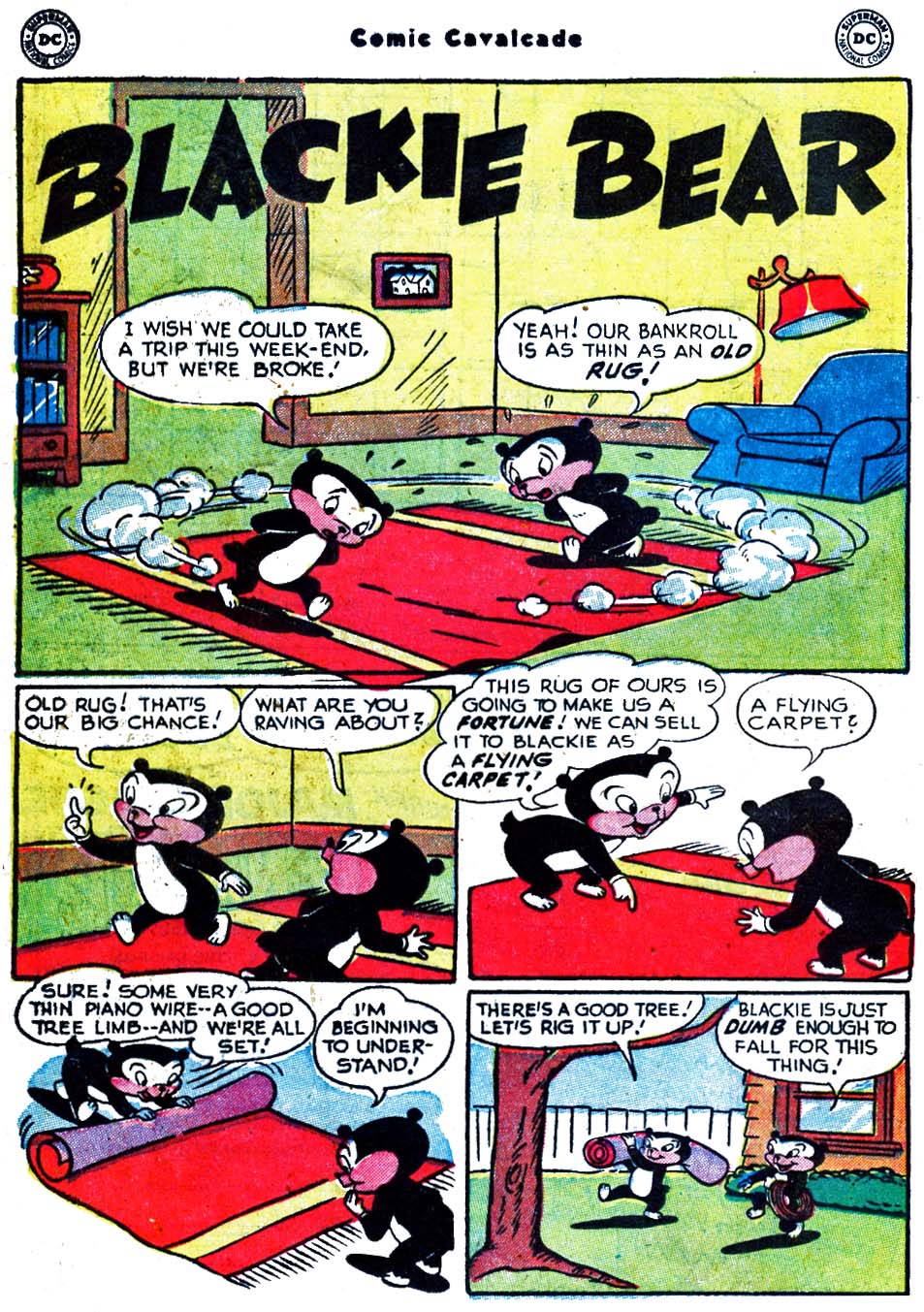 Read online Comic Cavalcade comic -  Issue #57 - 22