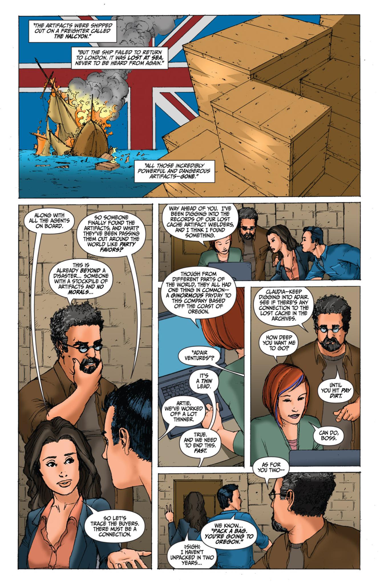 Read online Warehouse 13 comic -  Issue #4 - 8