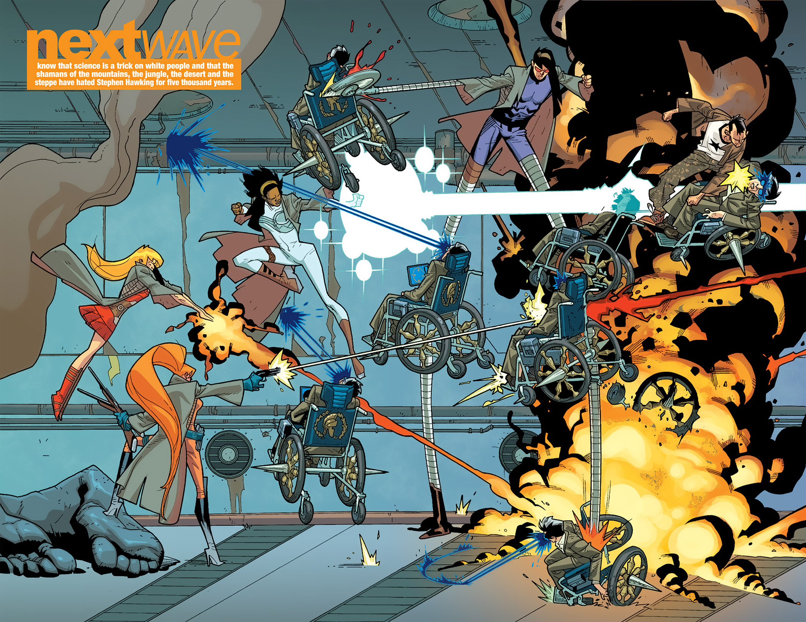 Read online Nextwave: Agents Of H.A.T.E. comic -  Issue #11 - 13