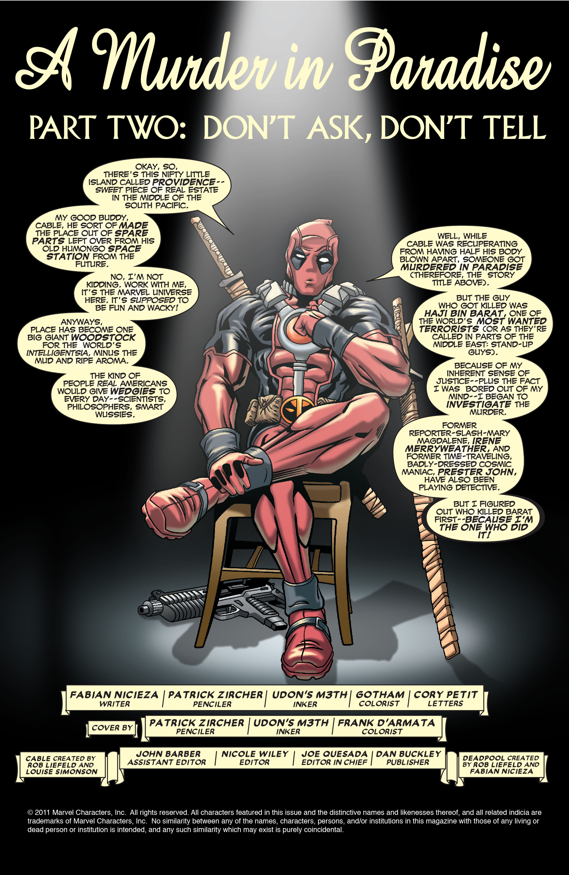 Read online Cable and Deadpool comic -  Issue #14 - 2