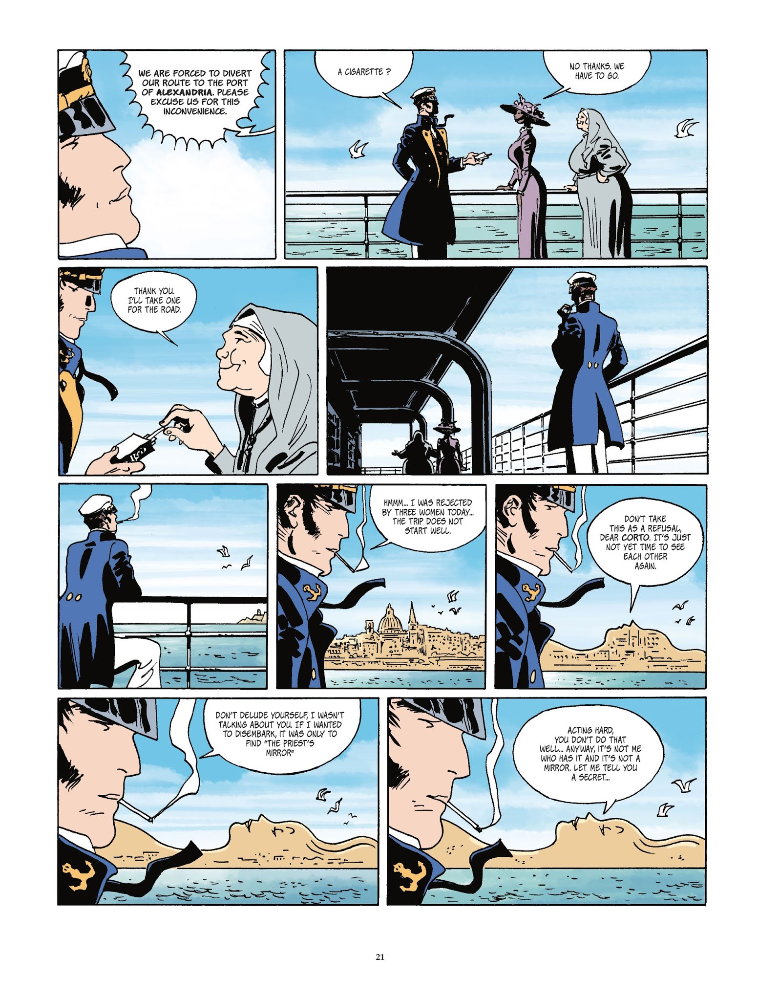 Read online Corto Maltese [GER] comic -  Issue #16 - 21