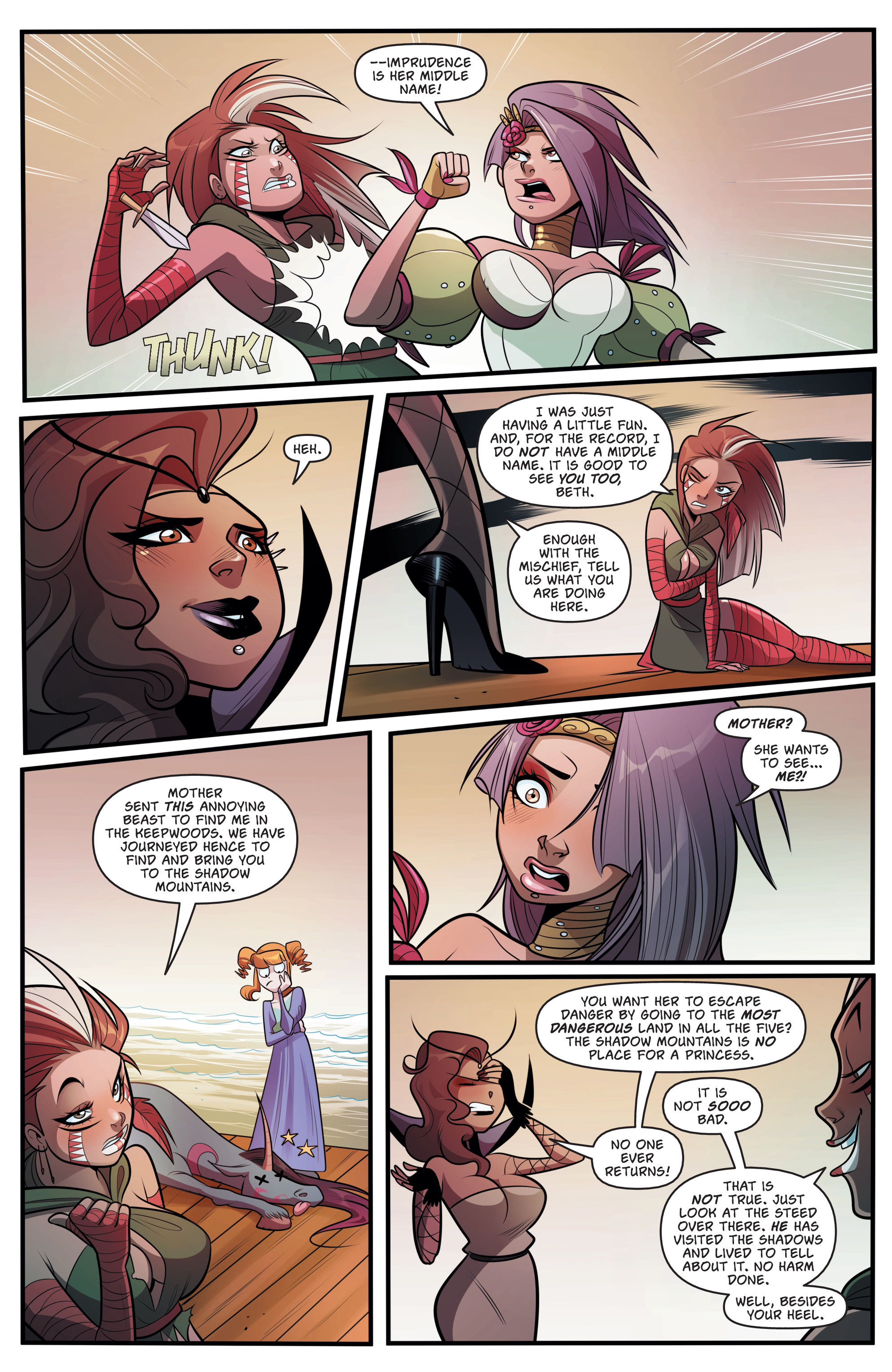 Read online Damsels in Excess comic -  Issue #5 - 6