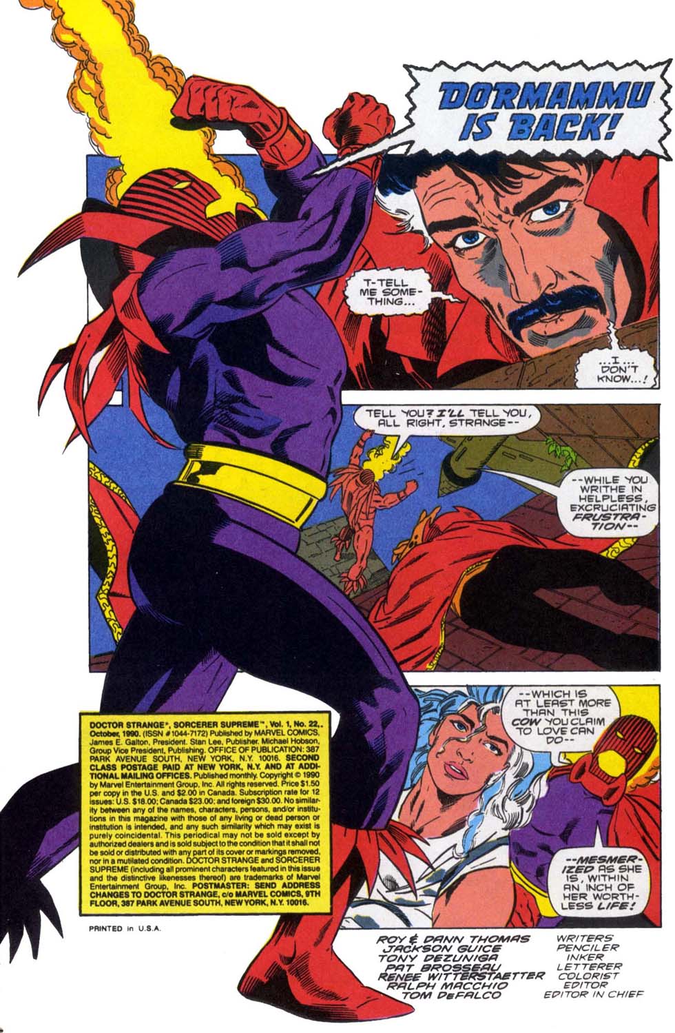 Read online Doctor Strange: Sorcerer Supreme comic -  Issue #22 - 2