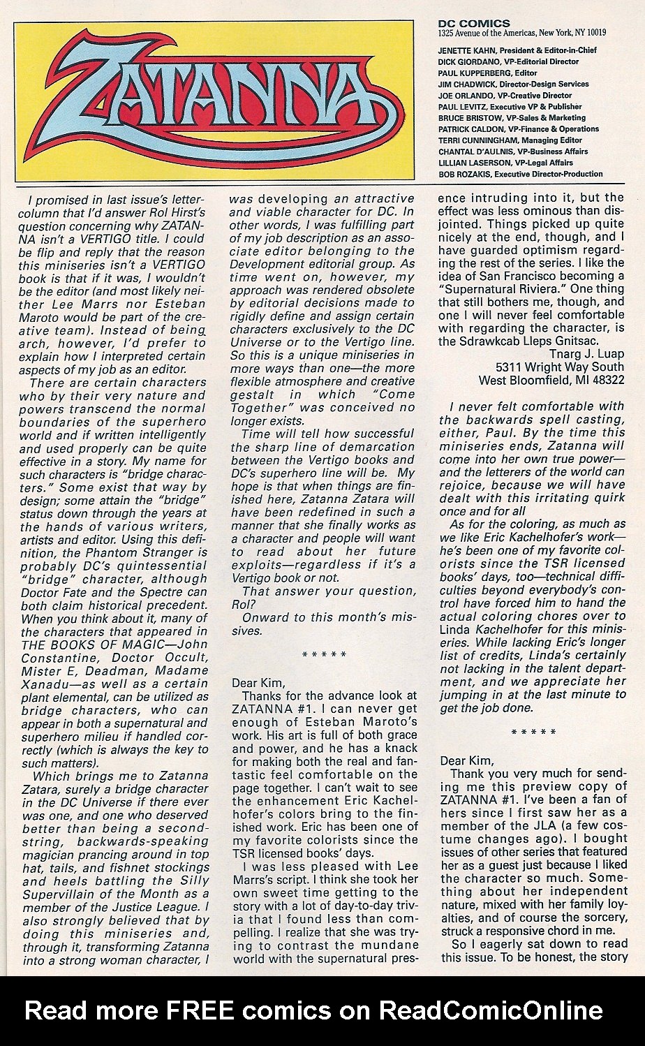 Read online Zatanna comic -  Issue #3 - 34