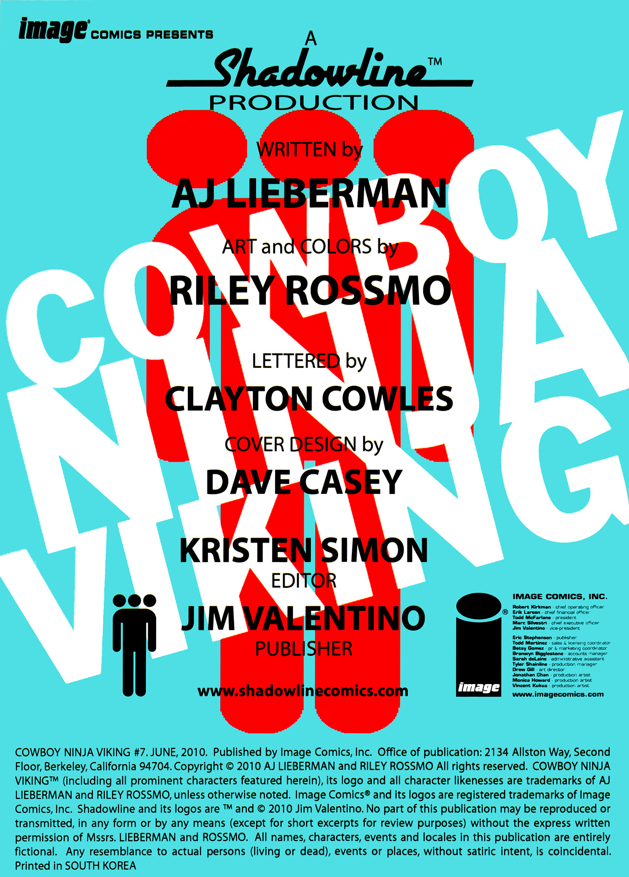 Read online Cowboy Ninja Viking comic -  Issue #7 - 2