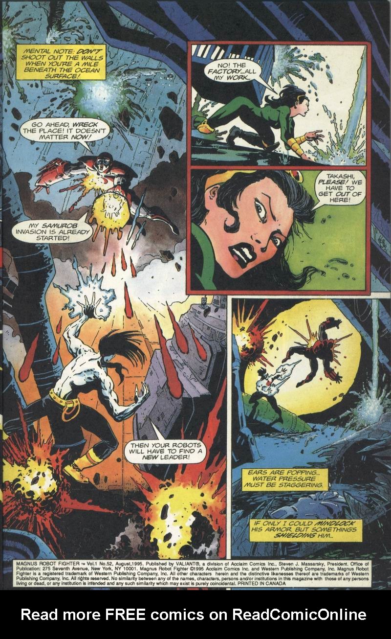 Read online Magnus Robot Fighter (1991) comic -  Issue #52 - 4