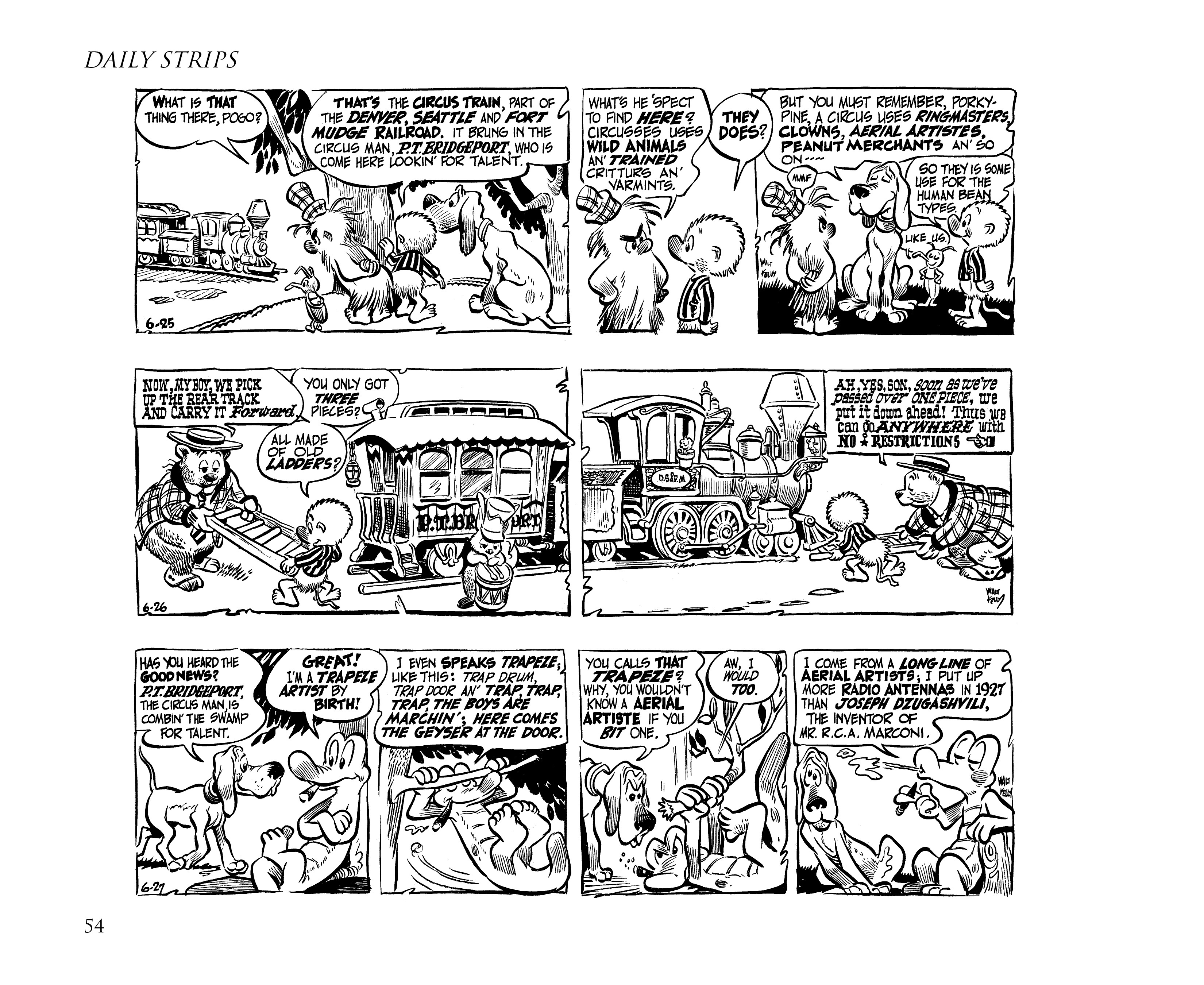 Read online Pogo by Walt Kelly: The Complete Syndicated Comic Strips comic -  Issue # TPB 2 (Part 1) - 72