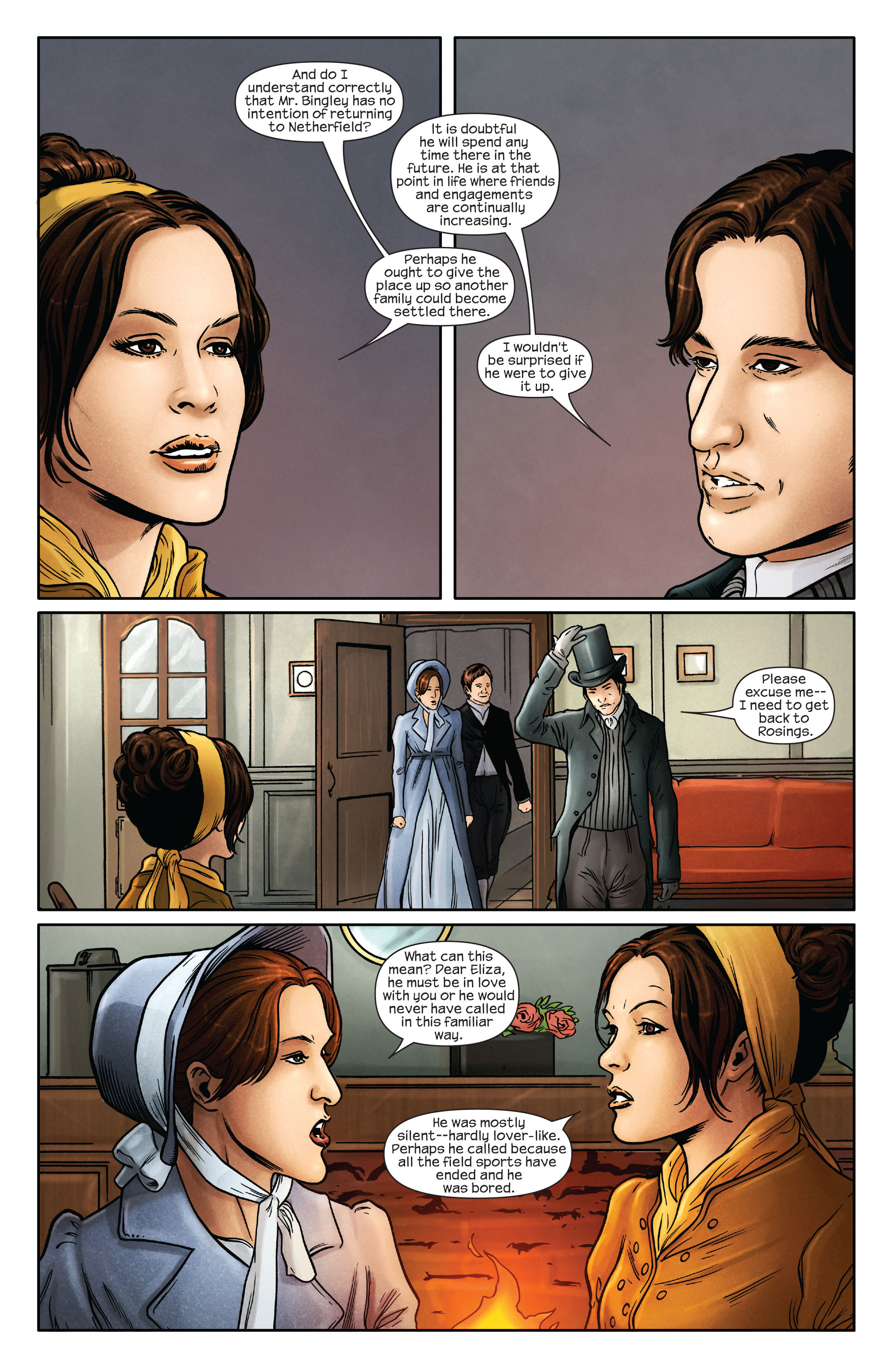 Read online Pride & Prejudice (2009) comic -  Issue #3 - 20