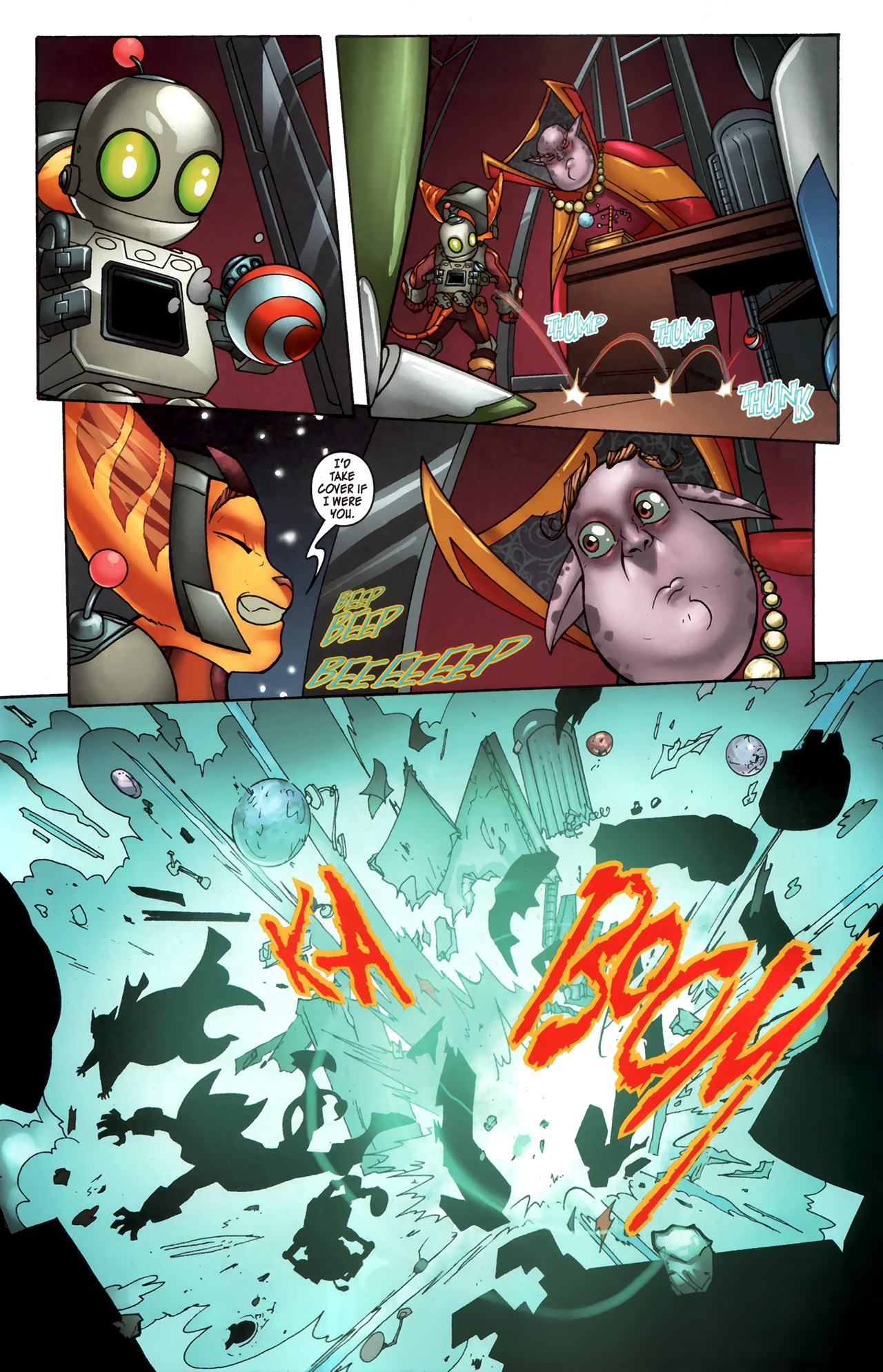 Read online Ratchet & Clank comic -  Issue #4 - 8