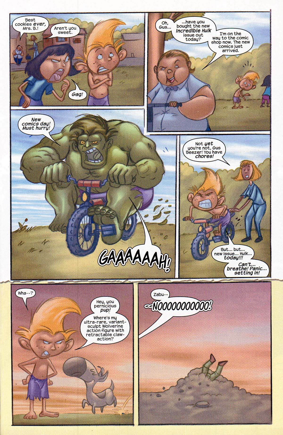 Read online Marvelous Adventures of Gus Beezer comic -  Issue # Hulk - 8