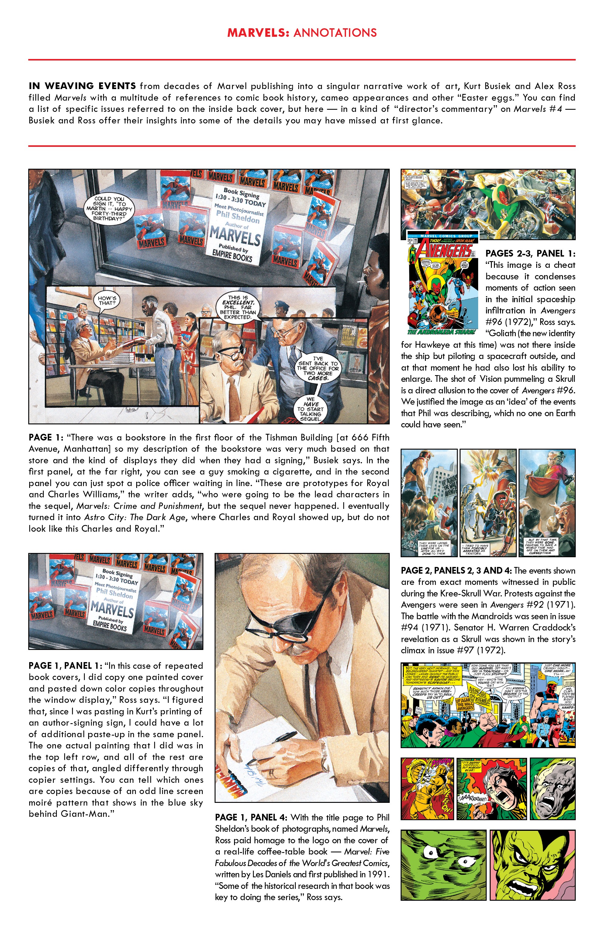 Read online Marvels Annotated comic -  Issue #4 - 47