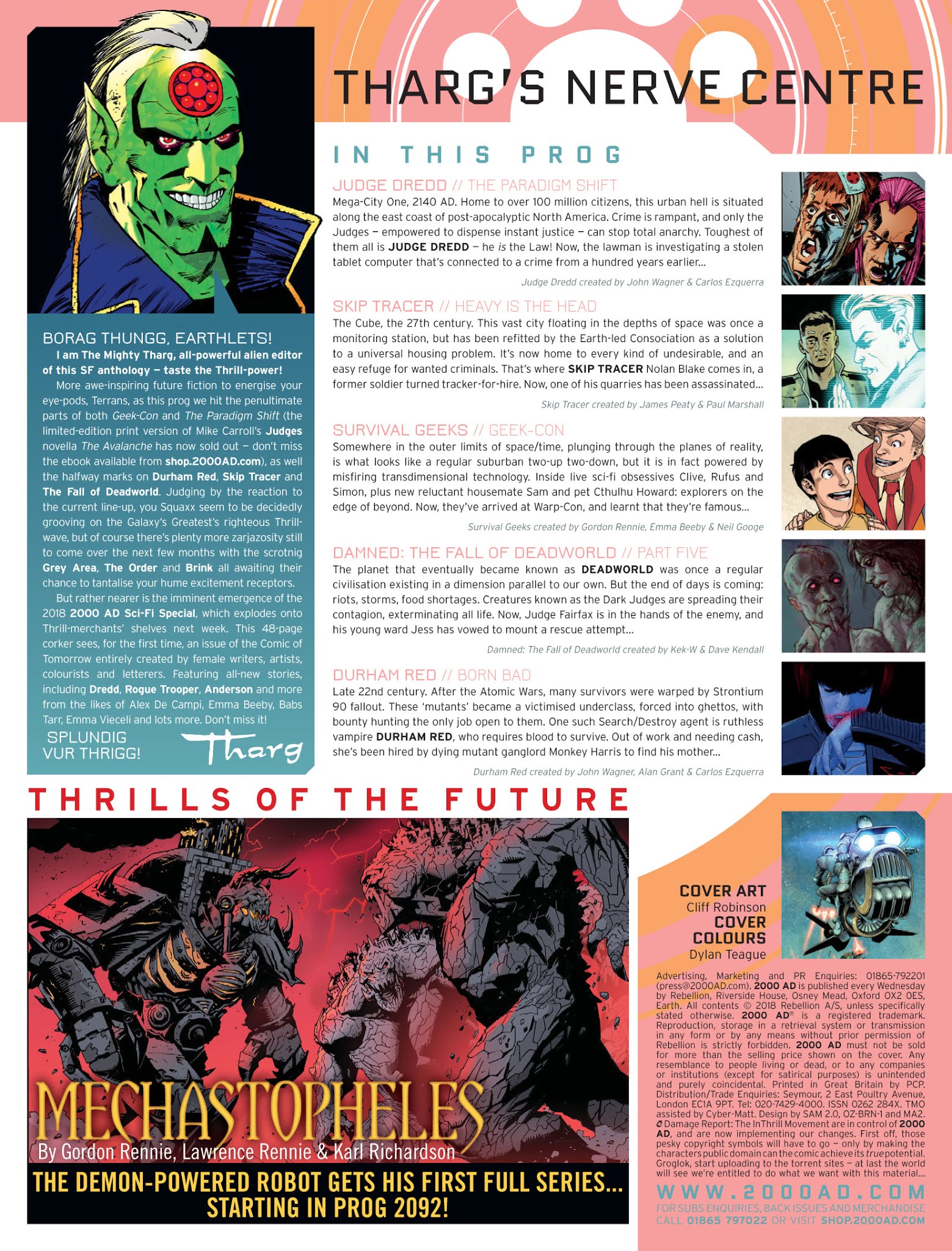 Read online 2000 AD comic -  Issue #2085 - 2