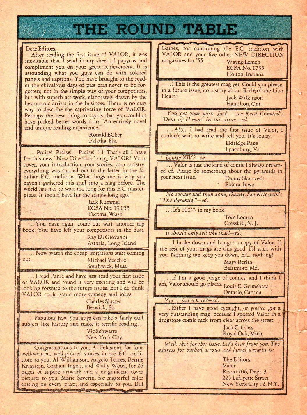 Read online Valor (1955) comic -  Issue #3 - 11