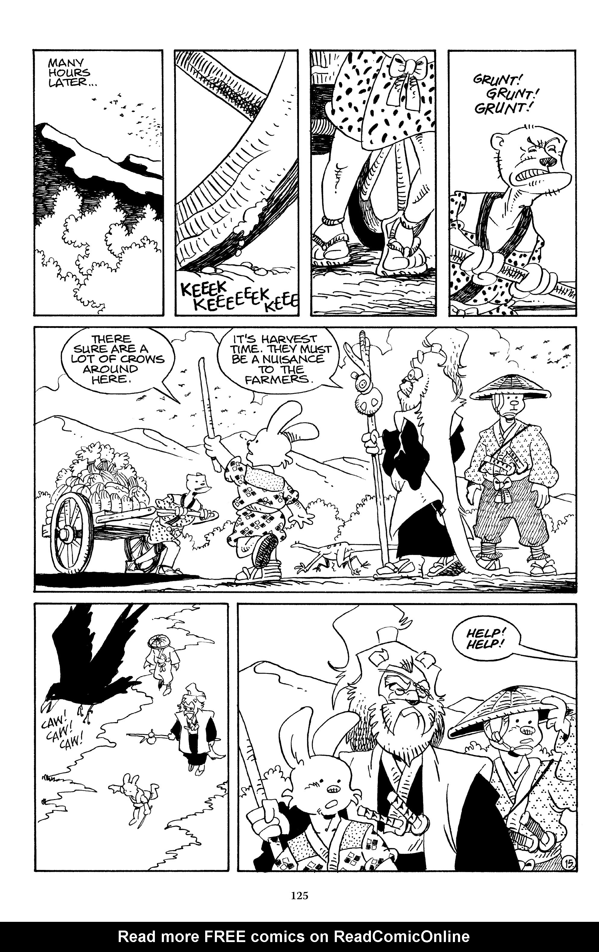 Read online The Usagi Yojimbo Saga comic -  Issue # TPB 4 - 124