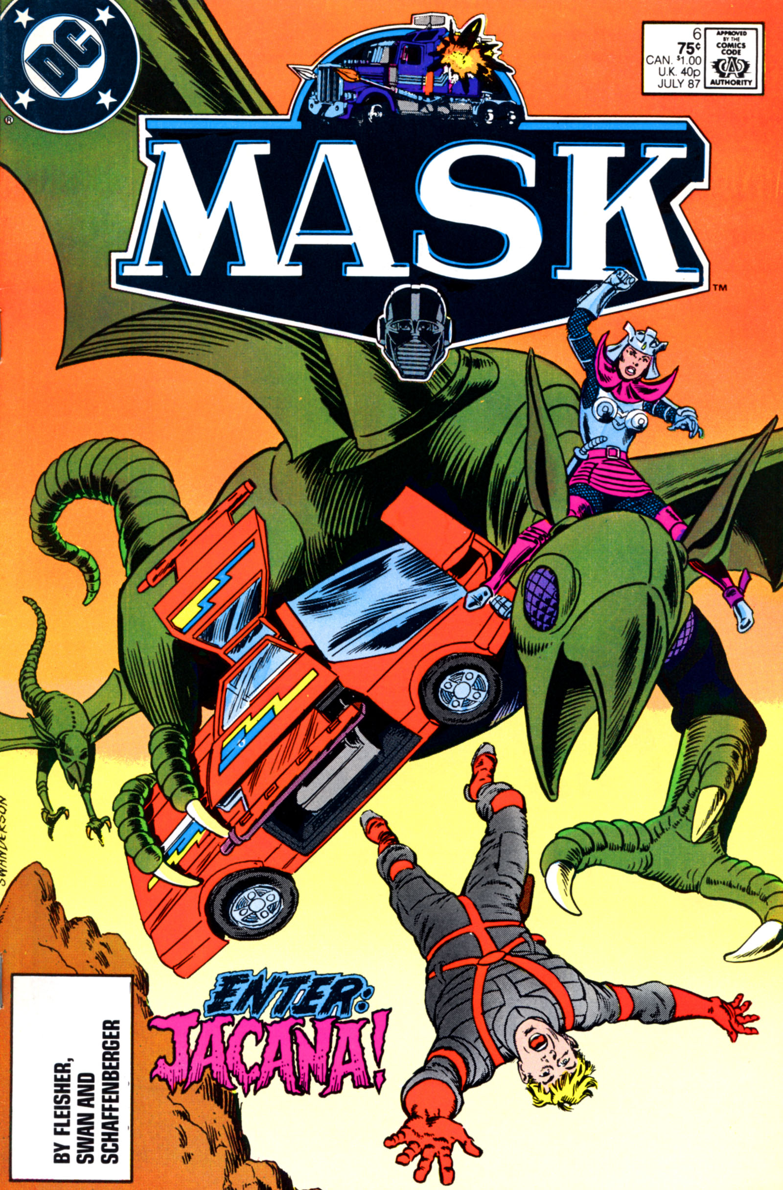 Read online MASK (1987) comic -  Issue #6 - 1