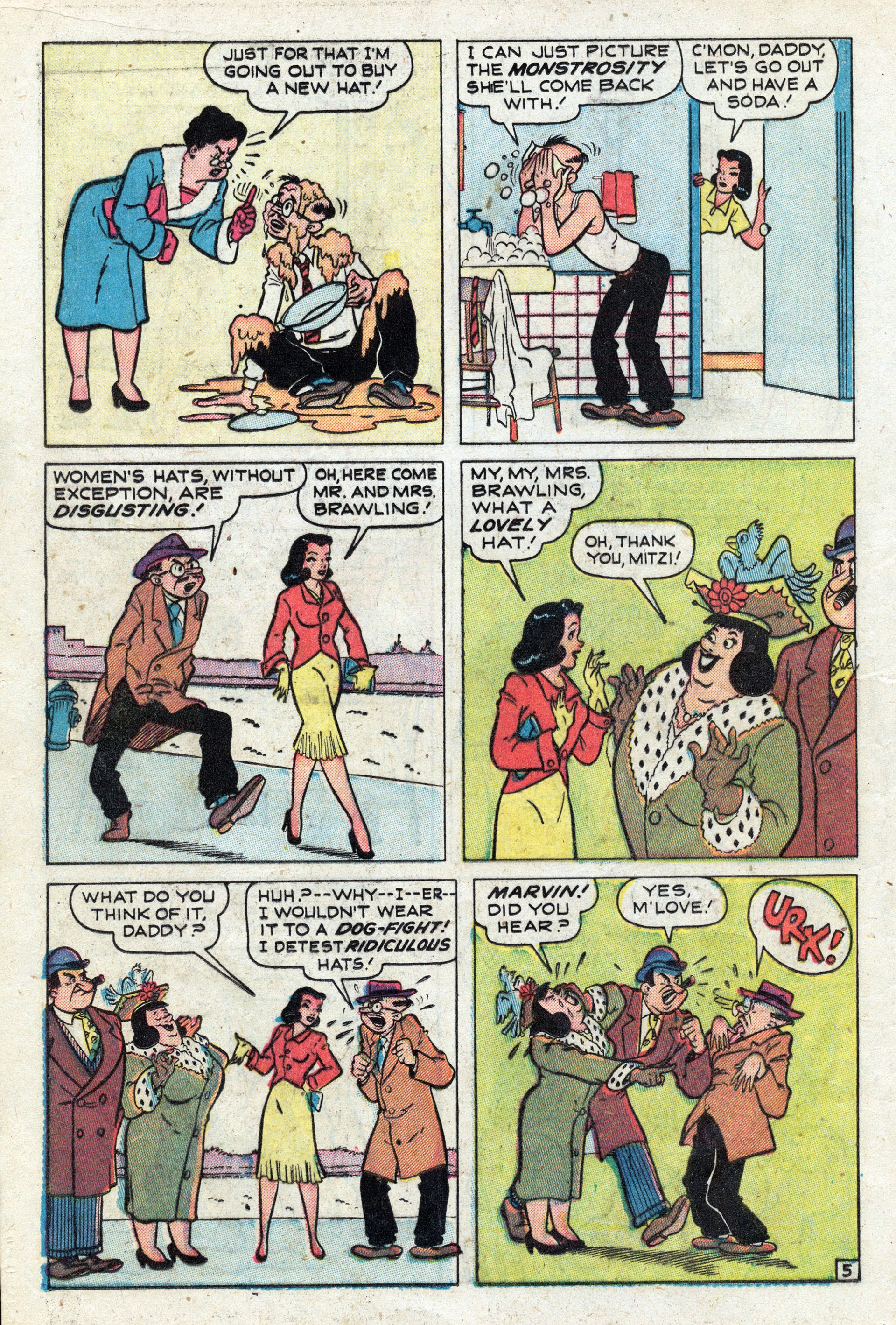 Read online Mitzi's Boy Friend comic -  Issue #7 - 12