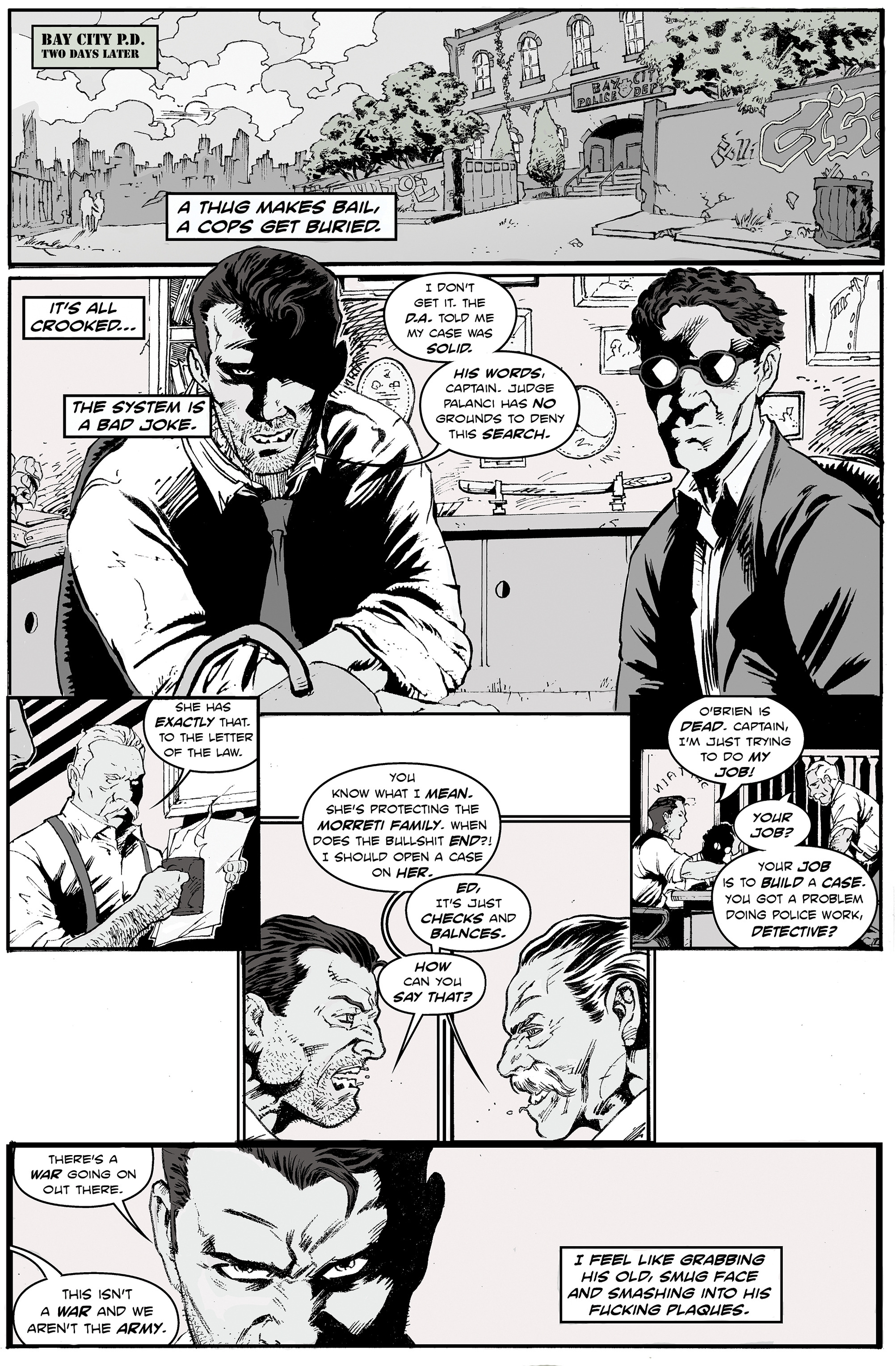 Read online Moros: A Hard Boiled Hero comic -  Issue #1 - 5