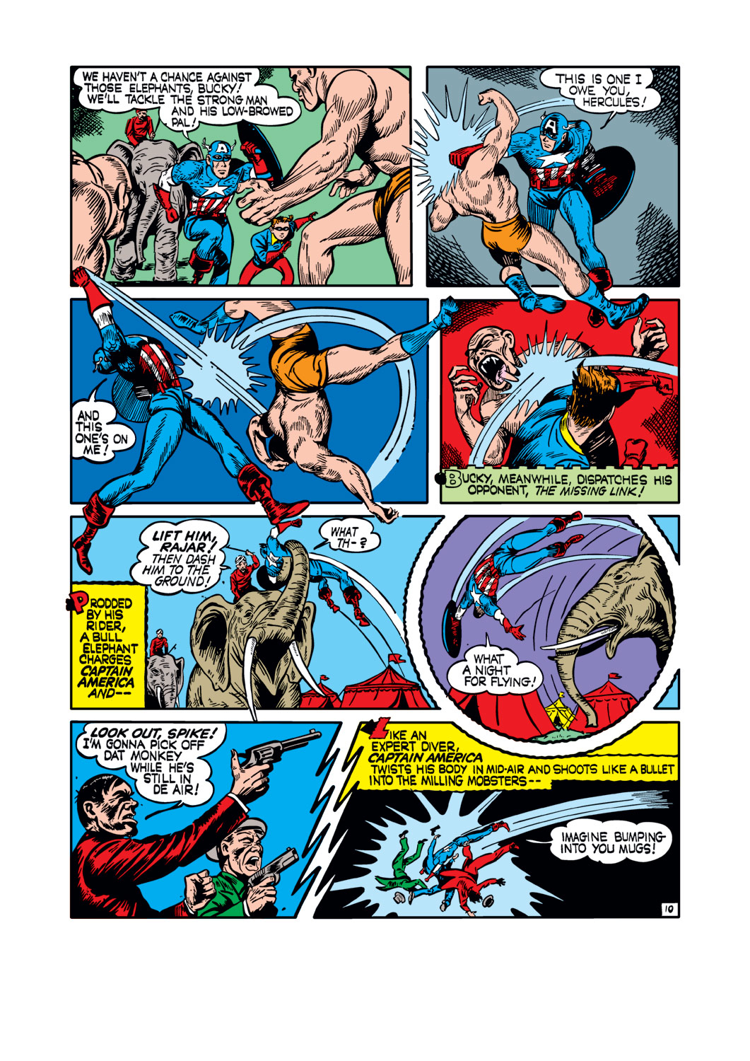 Read online Captain America Comics comic -  Issue #5 - 12