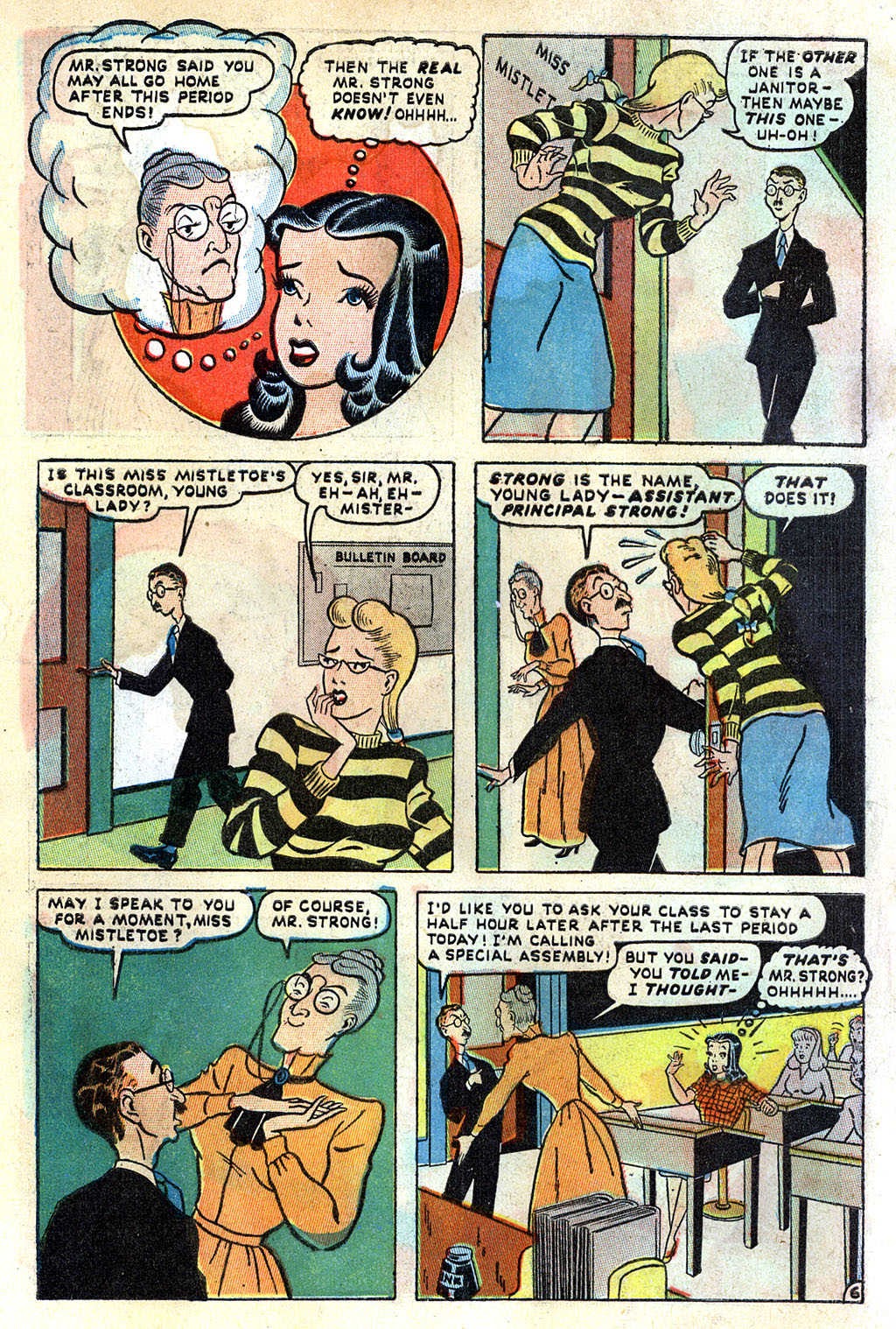 Read online Mitzi's Boy Friend comic -  Issue #2 - 8