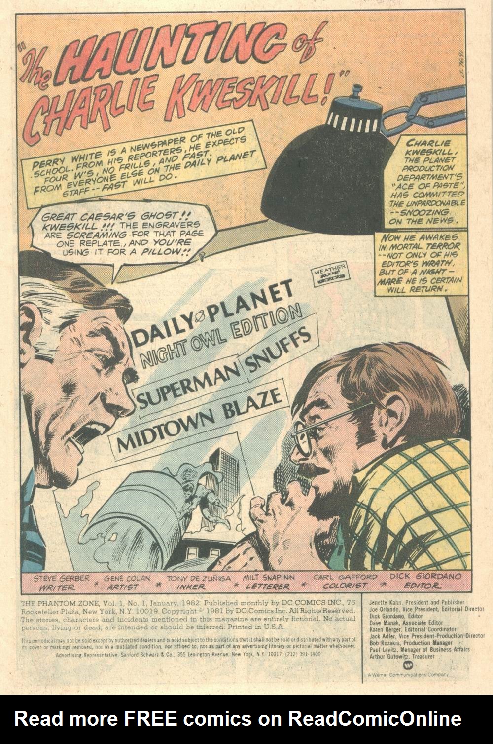 Read online The Phantom Zone comic -  Issue #1 - 2
