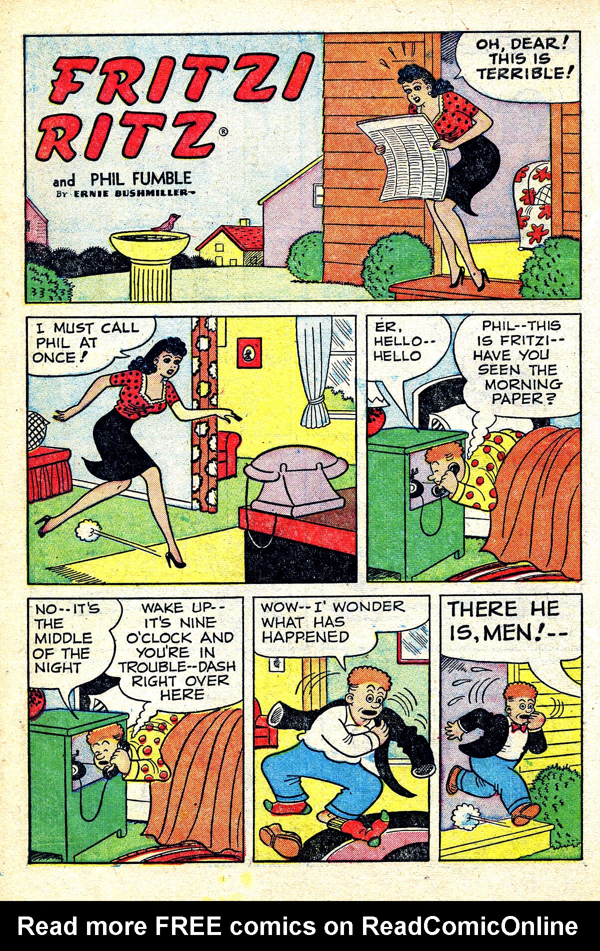 Read online Fritzi Ritz (1953) comic -  Issue #28 - 10