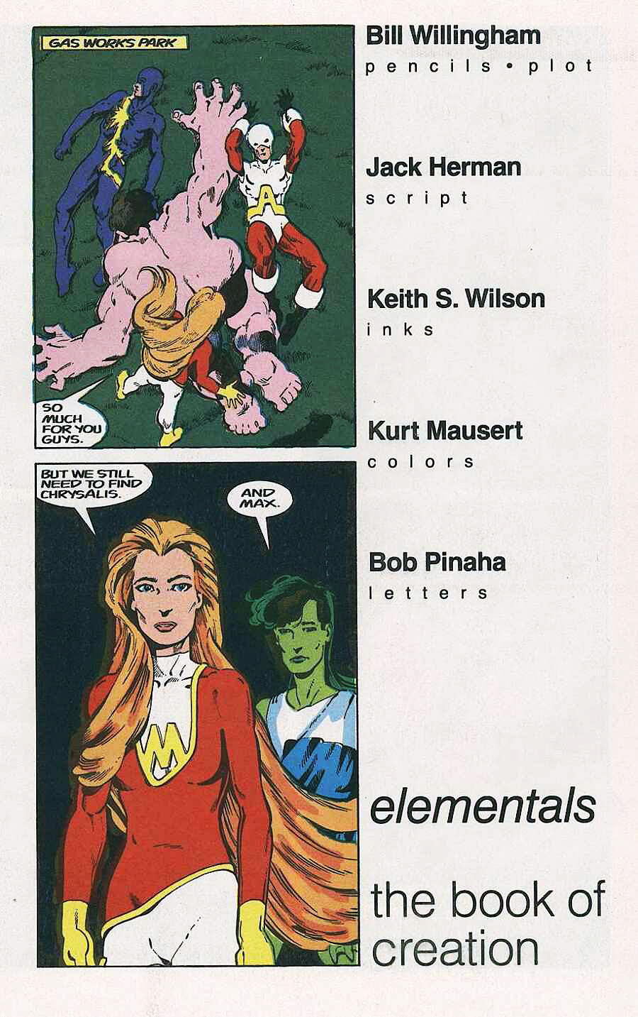 Read online Elementals (1984) comic -  Issue #22 - 3