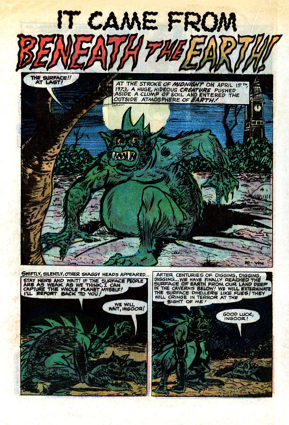 Read online Weird Wonder Tales comic -  Issue #1 - 20