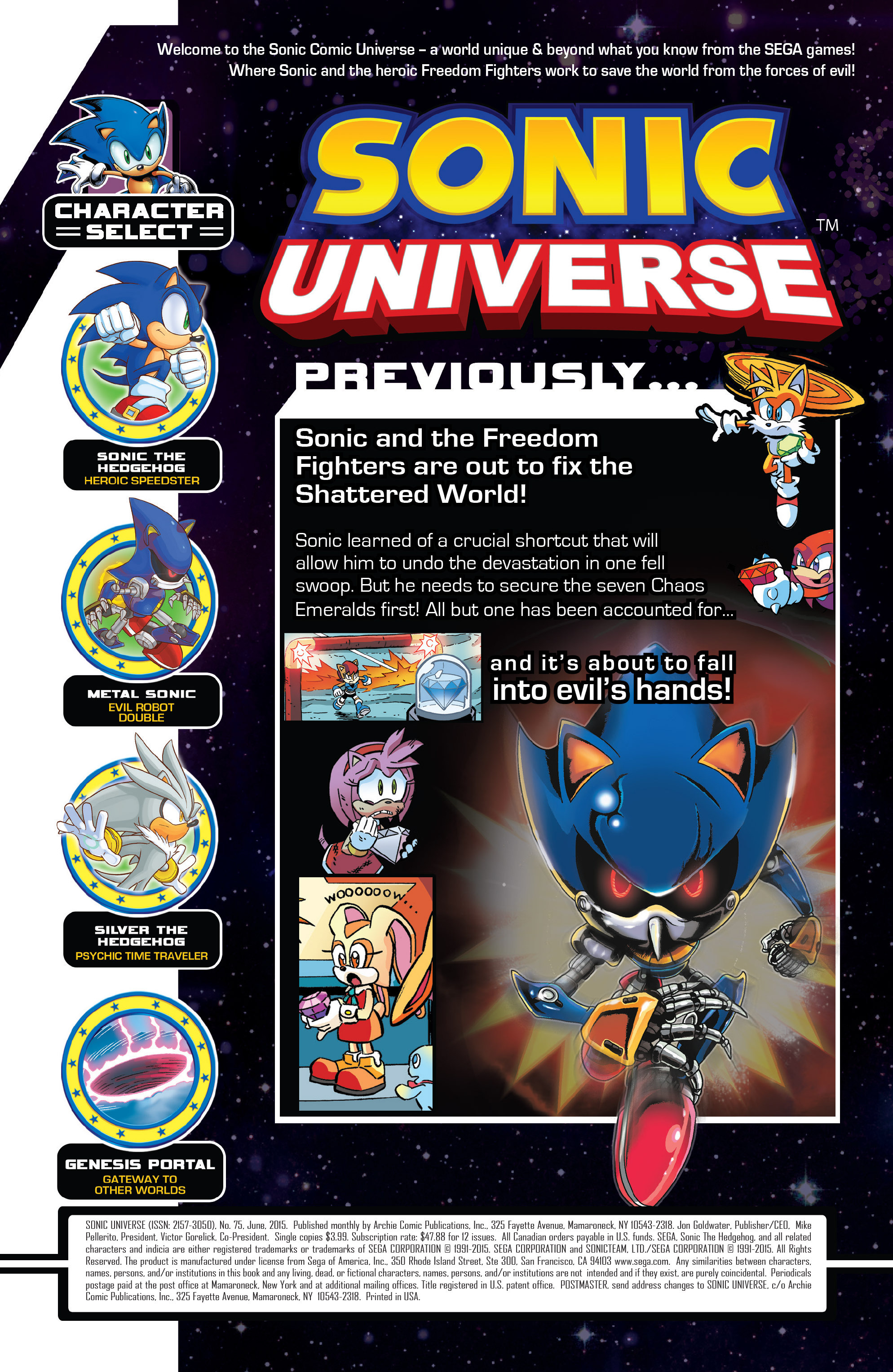 Read online Sonic Universe comic -  Issue #75 - 2