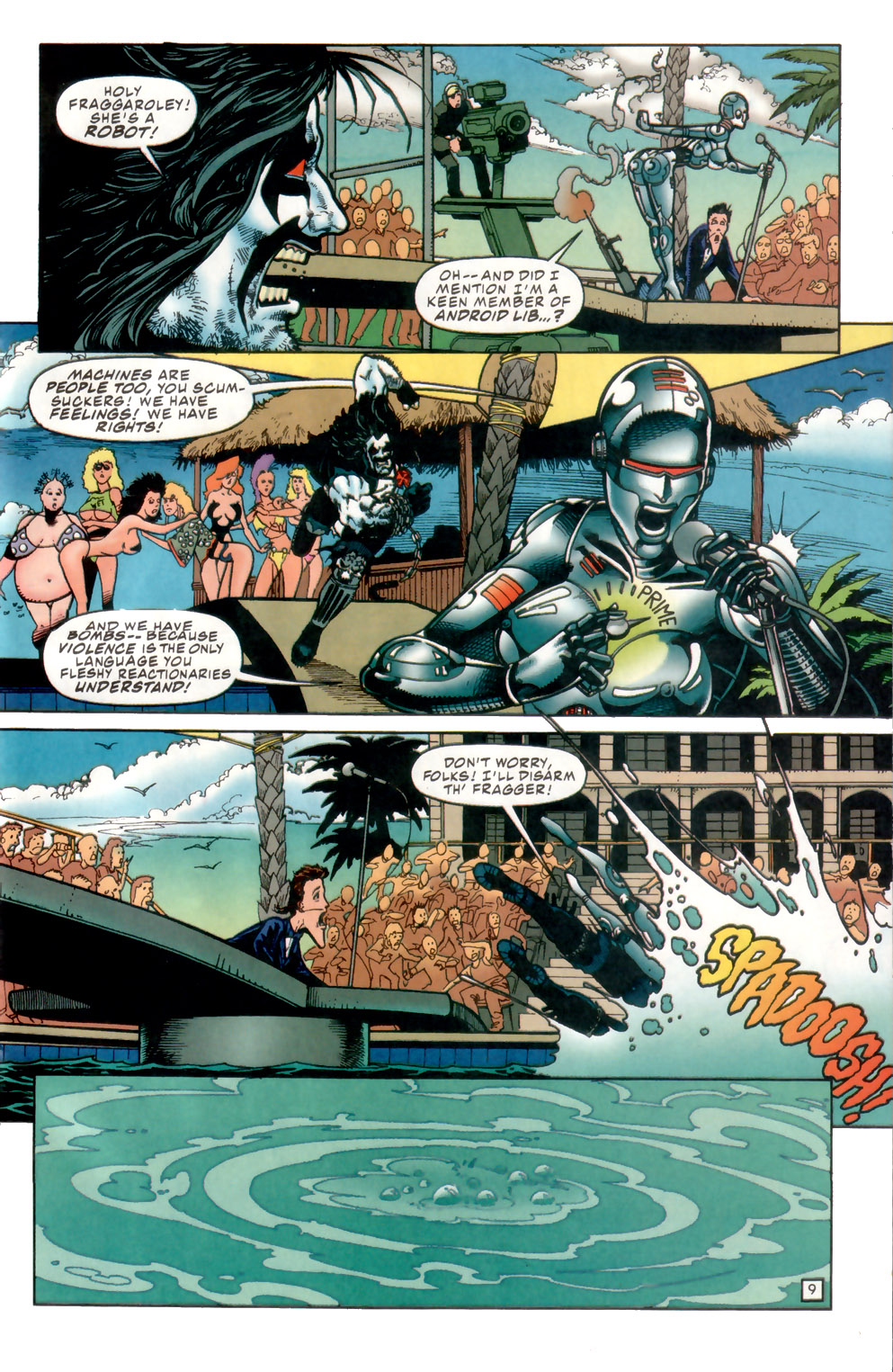 Read online Lobo's Big Babe Spring Break Special comic -  Issue # Full - 10