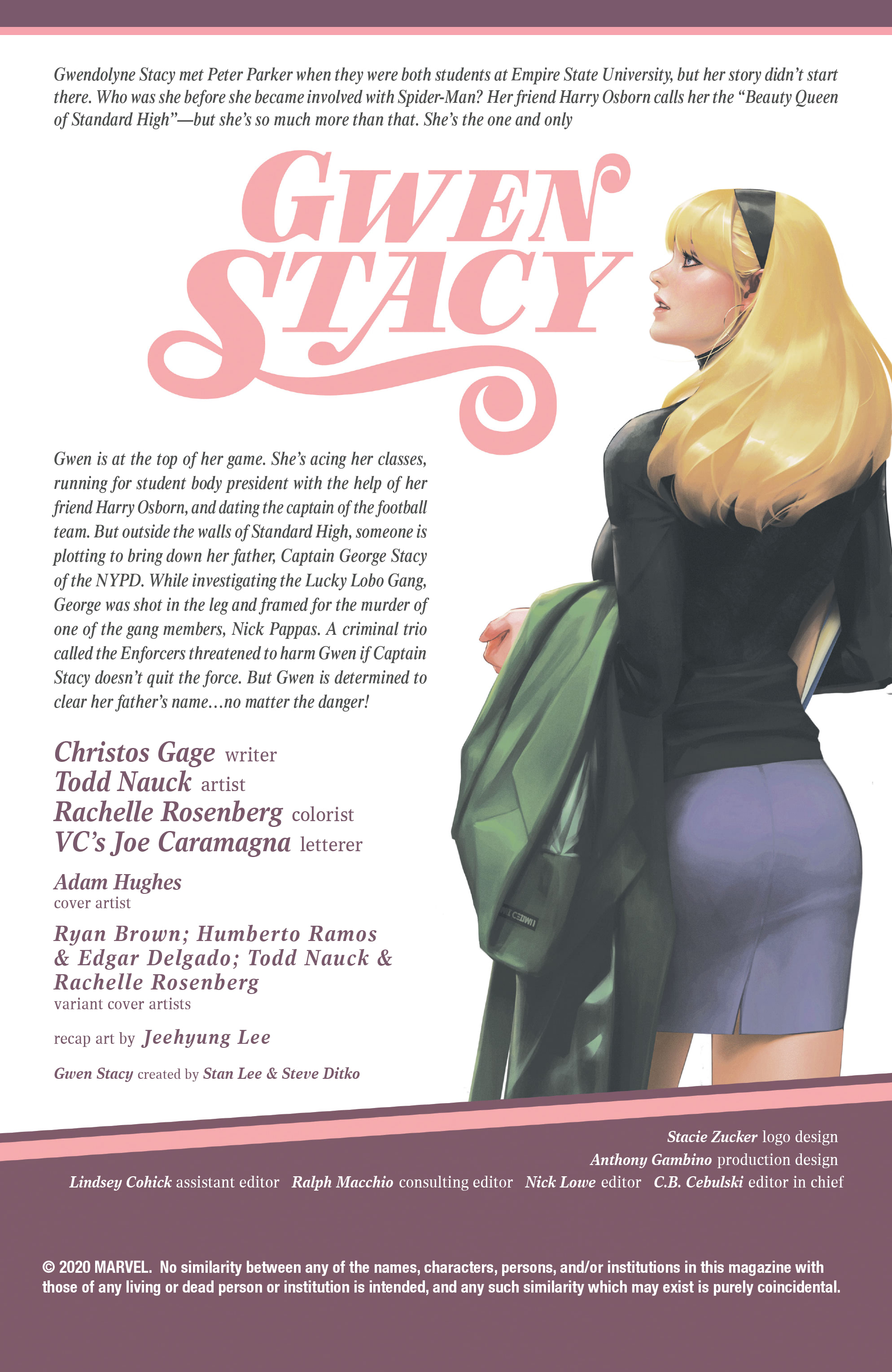 Read online Gwen Stacy comic -  Issue #2 - 2