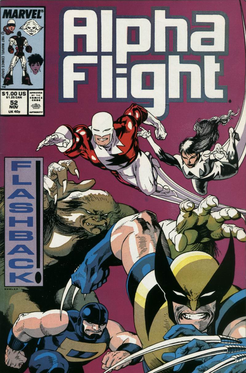 Read online Alpha Flight (1983) comic -  Issue #52 - 1