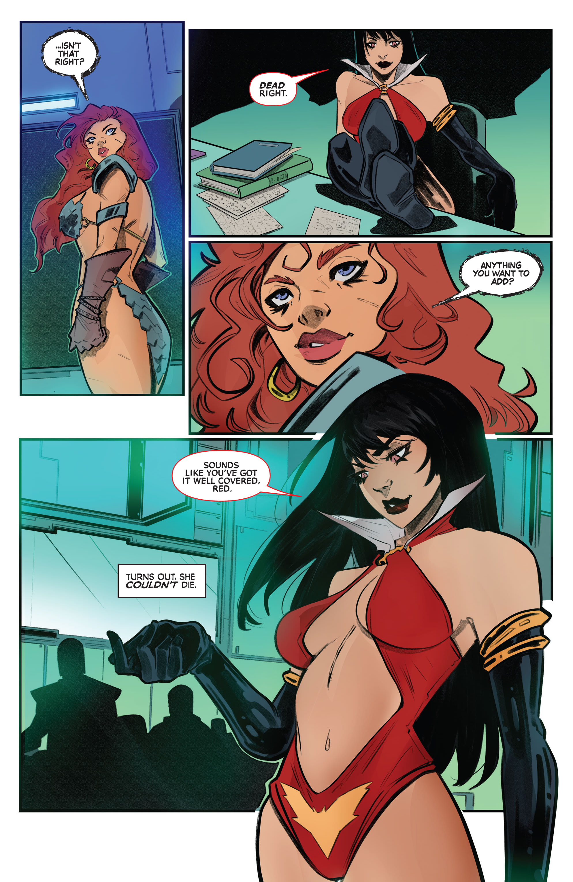 Read online Vampirella Vs. Red Sonja comic -  Issue #5 - 29