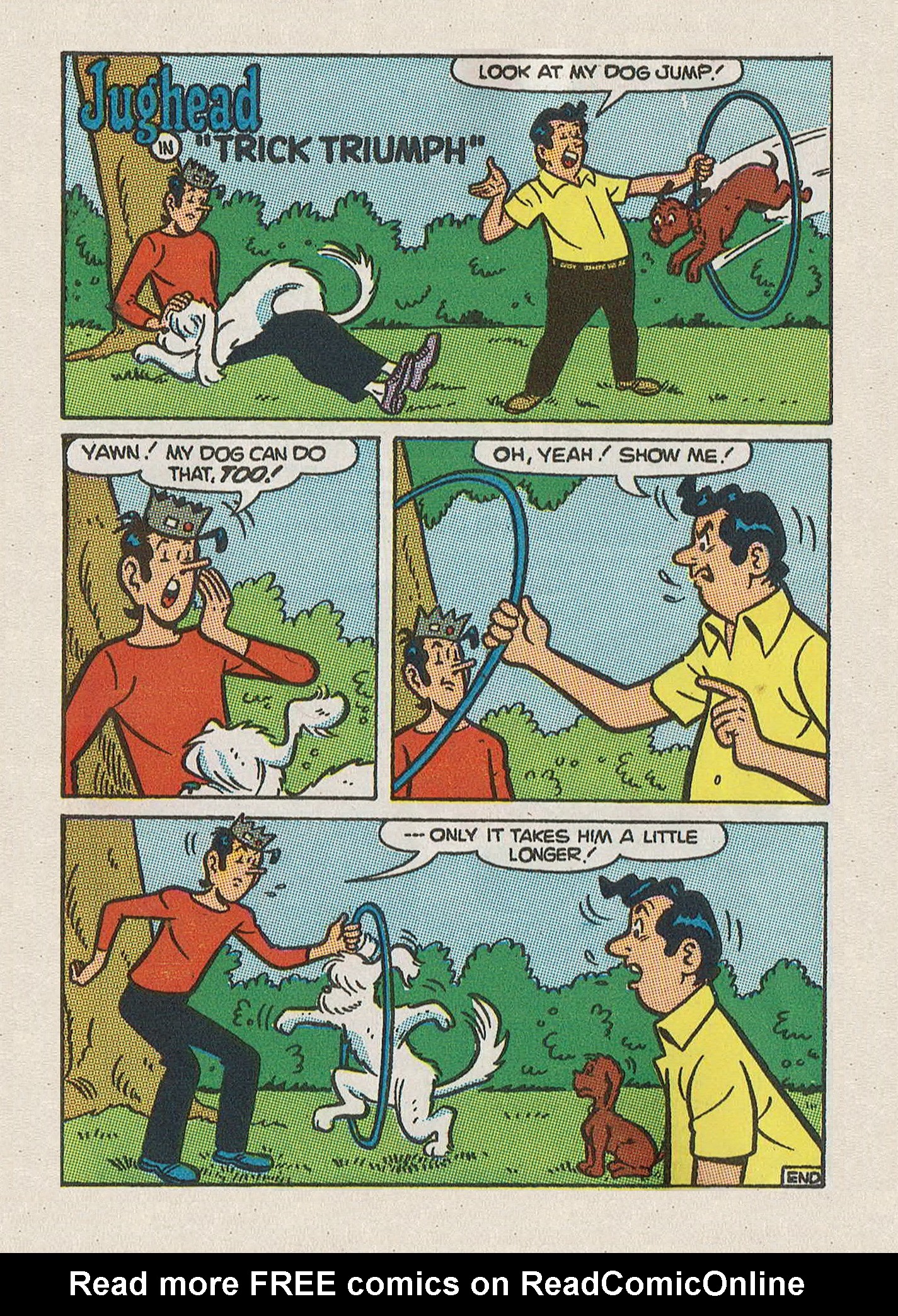 Read online Jughead Jones Comics Digest comic -  Issue #70 - 116