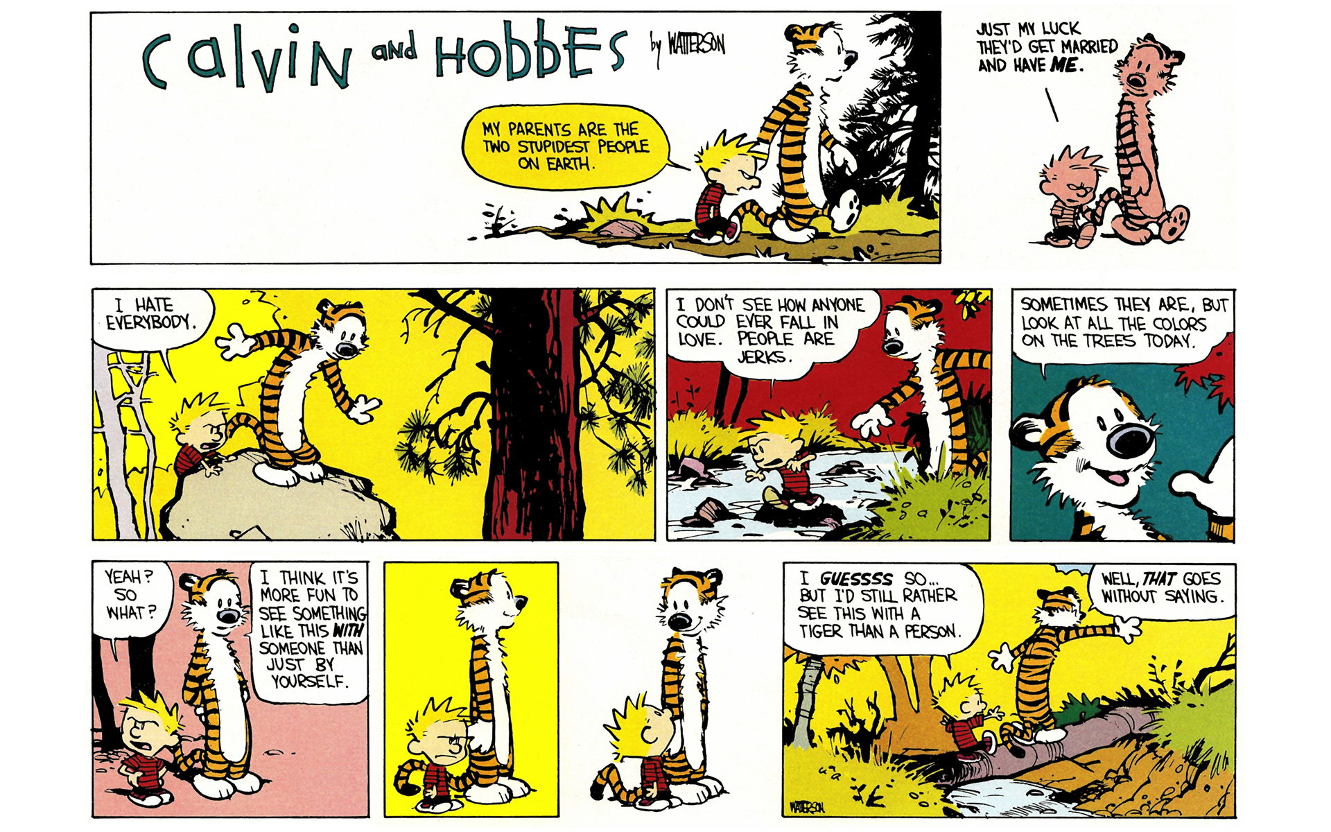 Read online Calvin and Hobbes comic -  Issue #4 - 136