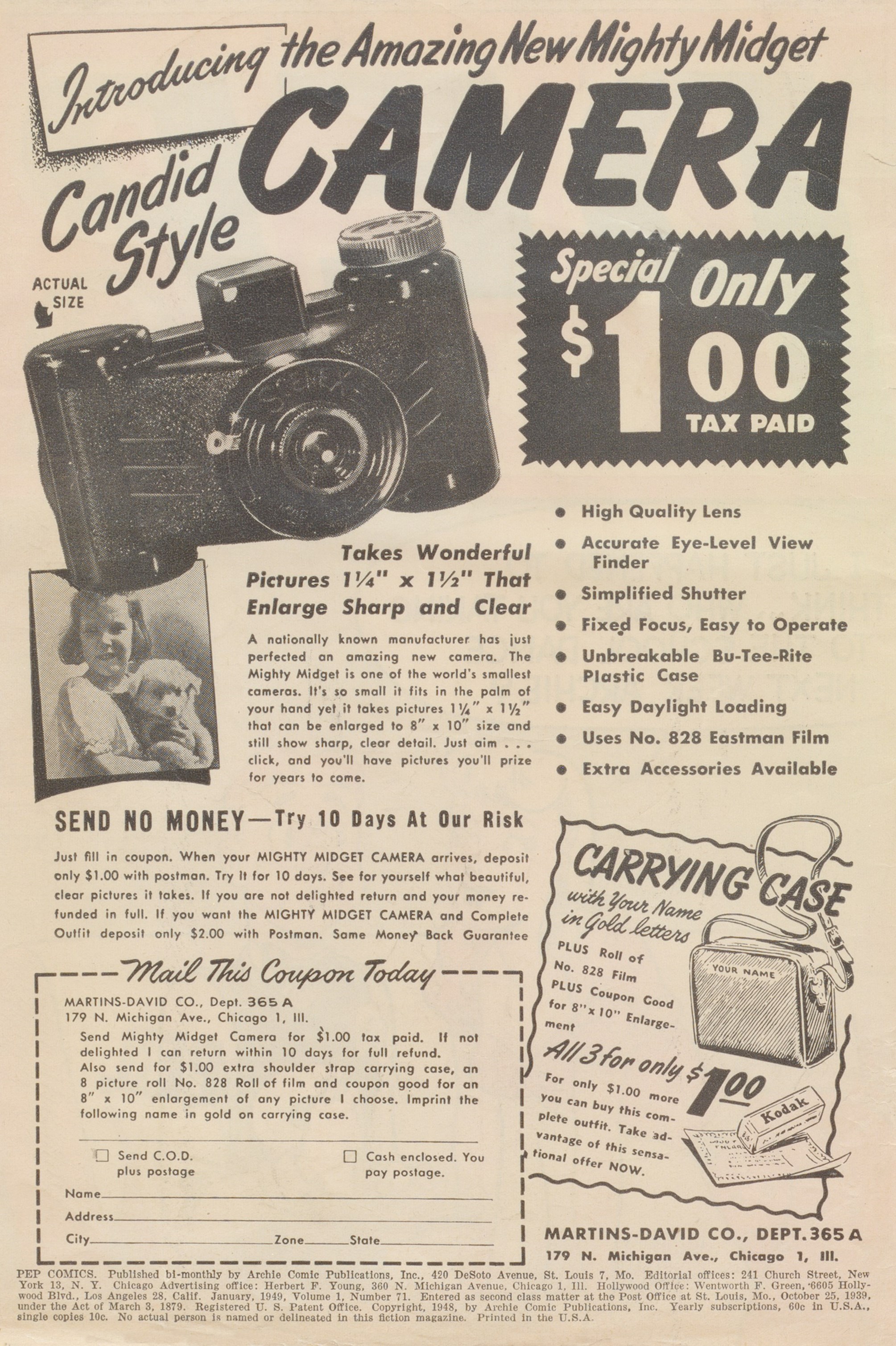 Read online Pep Comics comic -  Issue #71 - 2