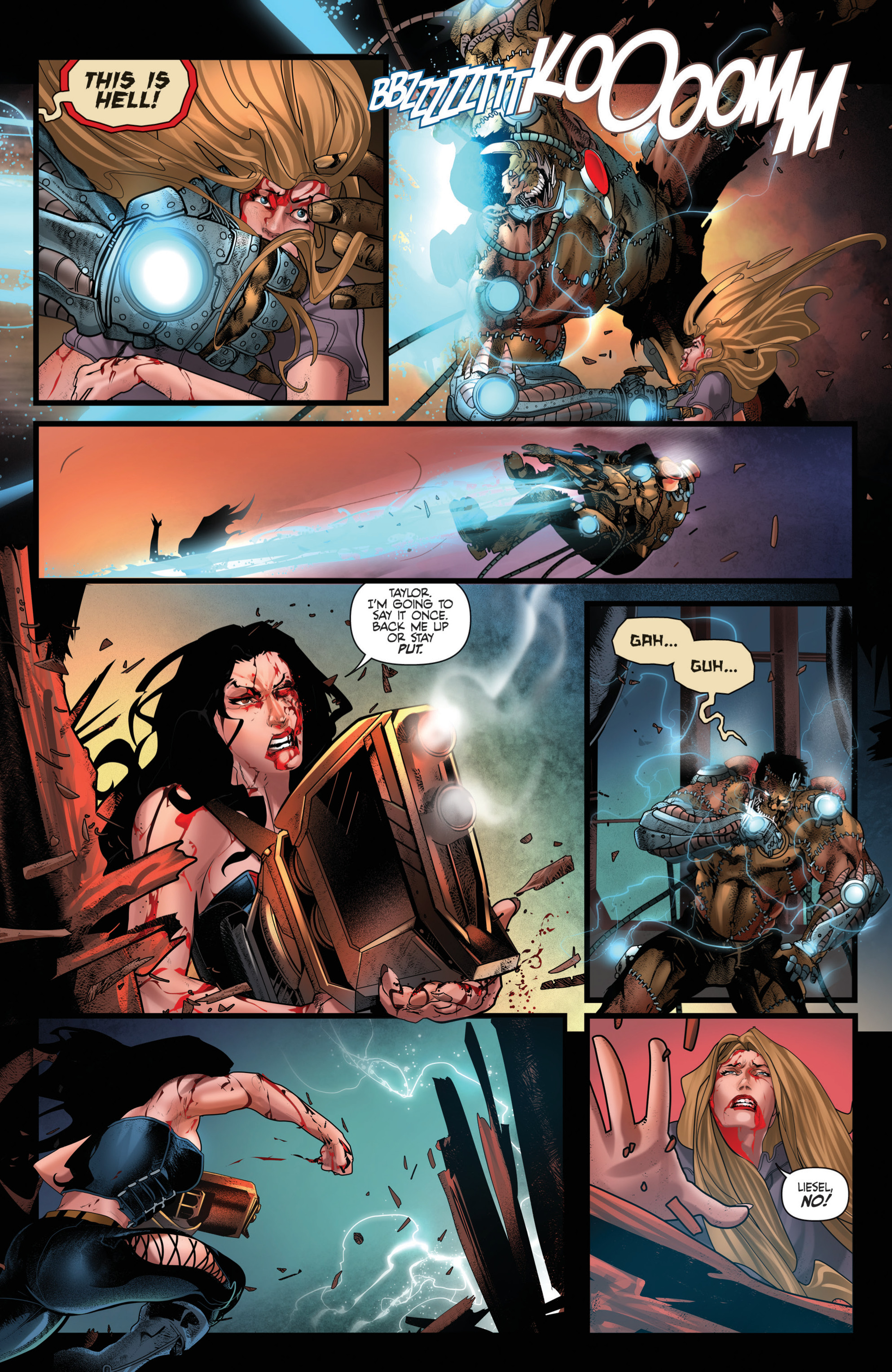 Read online Van Helsing vs Frankenstein comic -  Issue #3 - 9