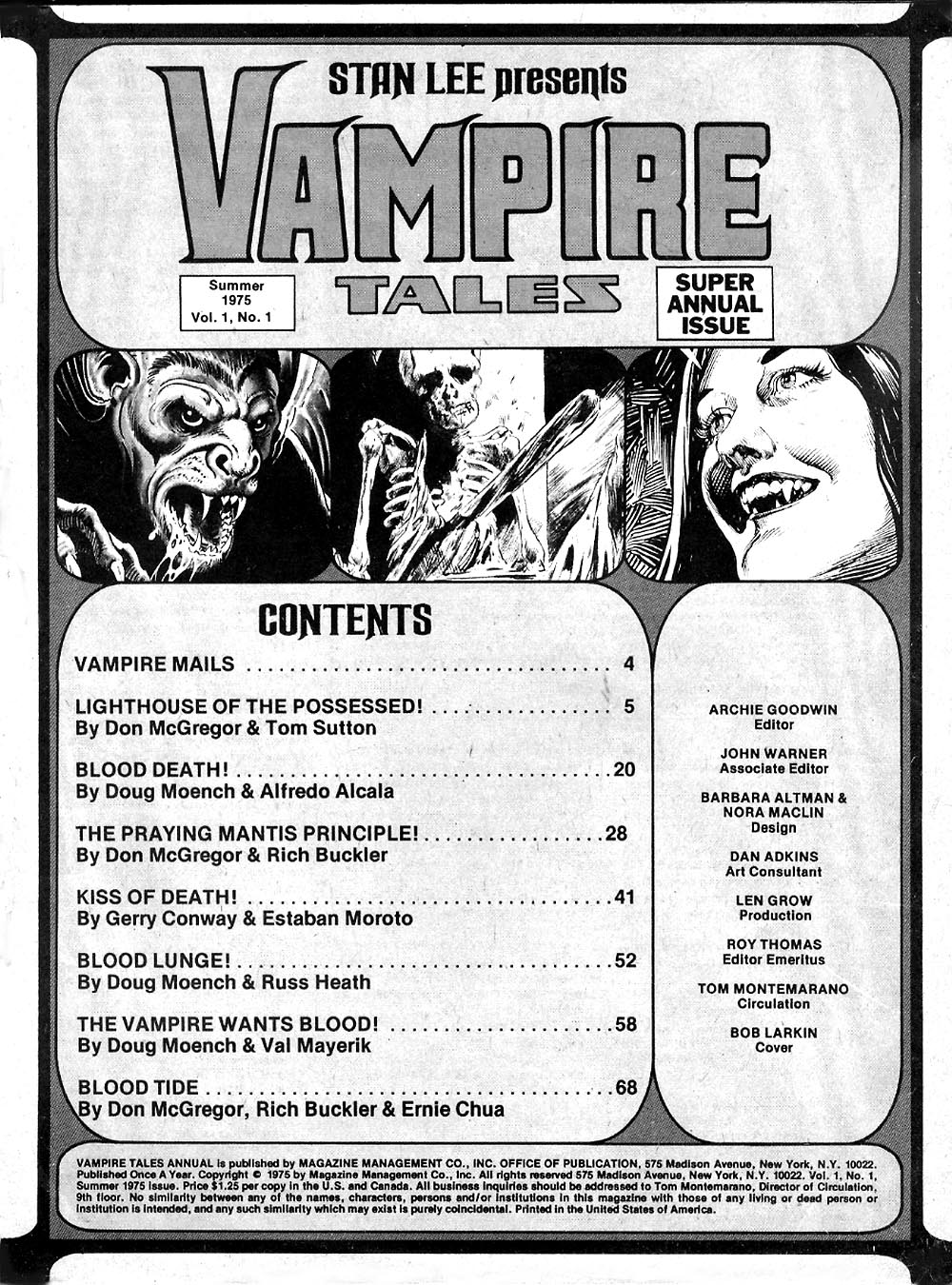 Read online Vampire Tales comic -  Issue # _Annual 1 - 4