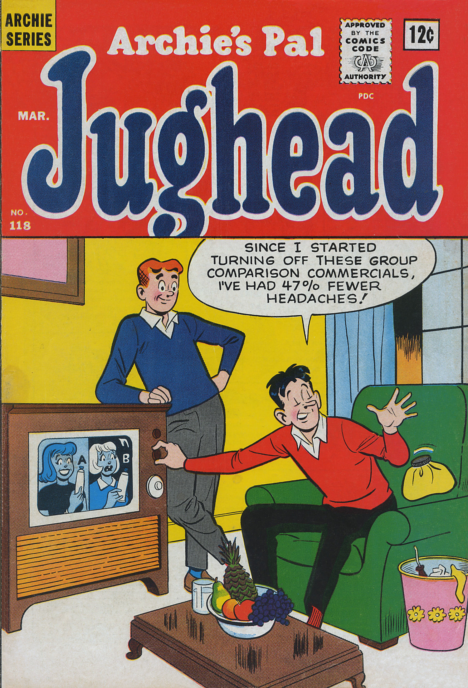 Read online Archie's Pal Jughead comic -  Issue #118 - 1
