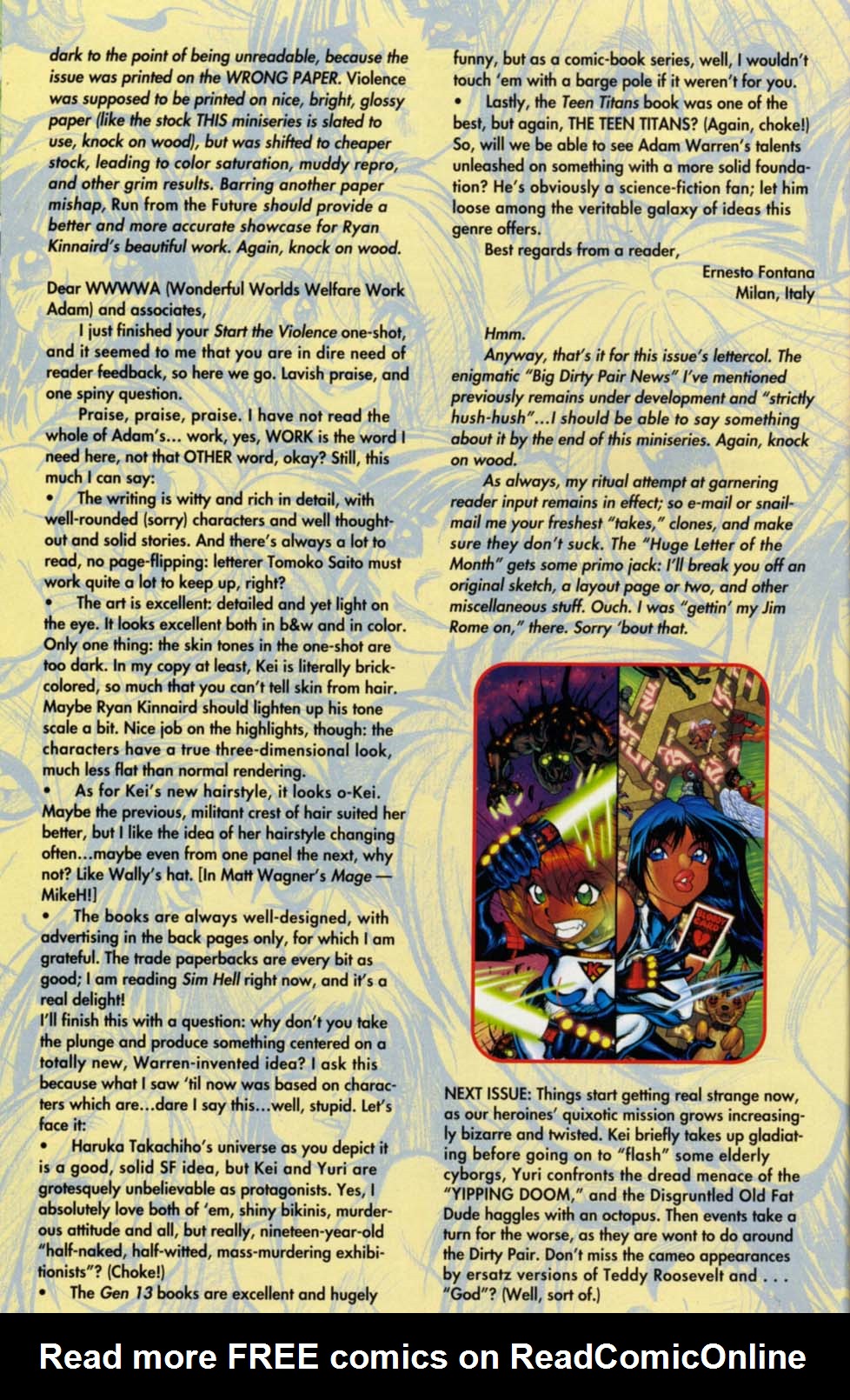 Read online Dirty Pair: Run From the Future comic -  Issue #2 - 28