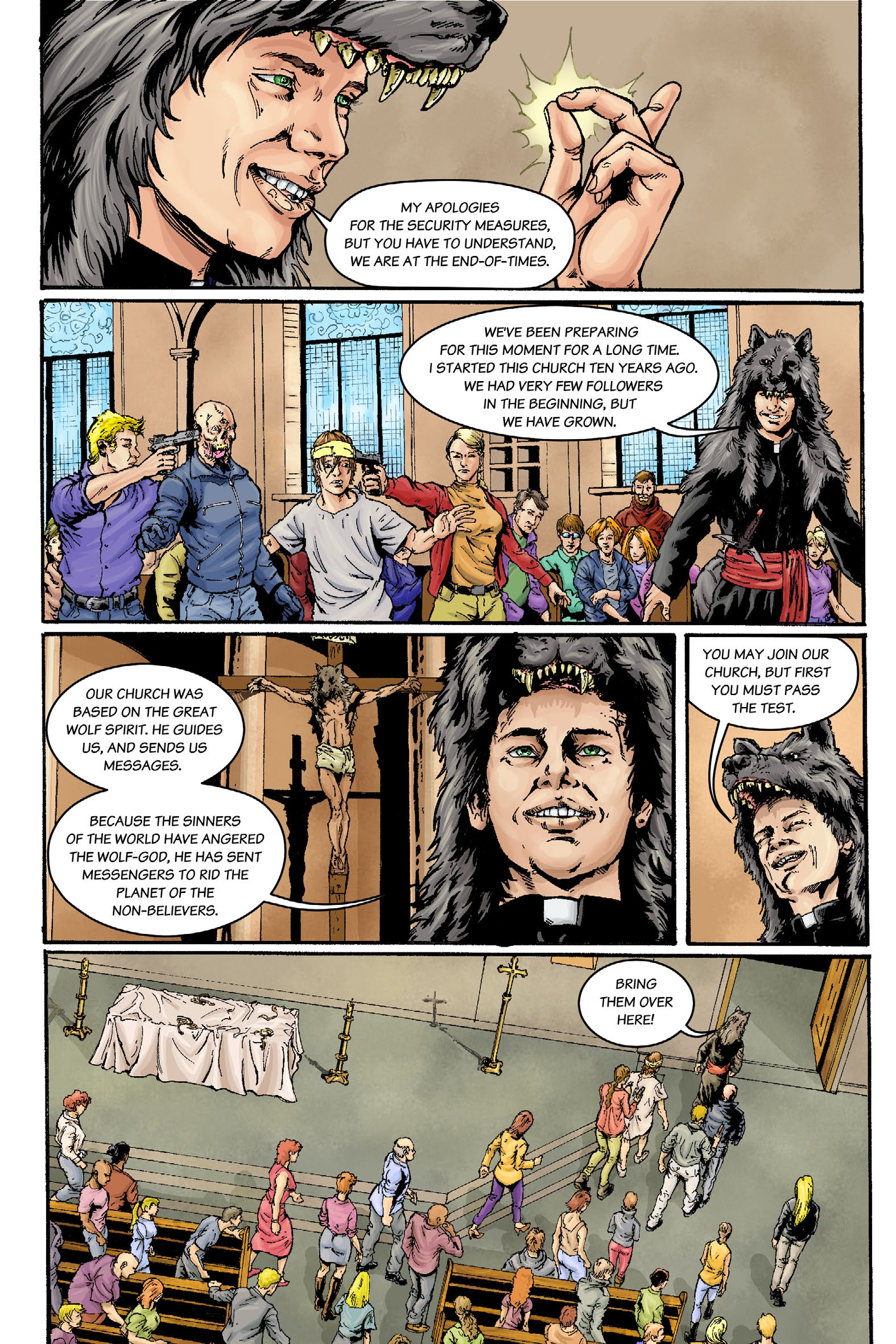 Read online Nazi Werewolves from Outer Space comic -  Issue #5 - 4