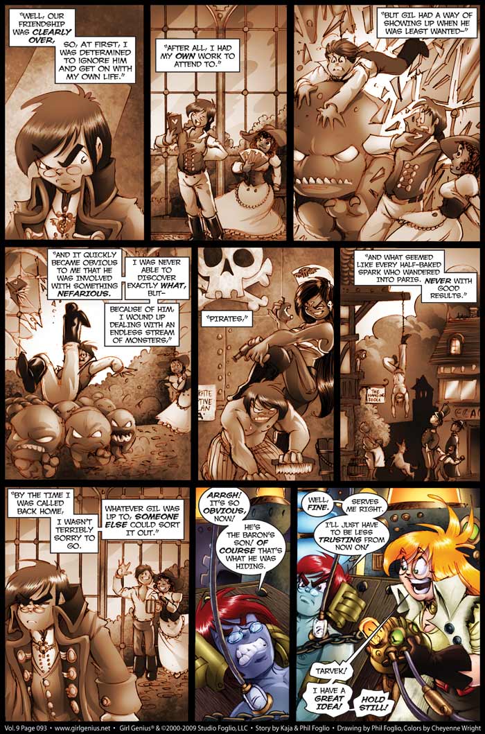 Read online Girl Genius (2002) comic -  Issue #9 - 94