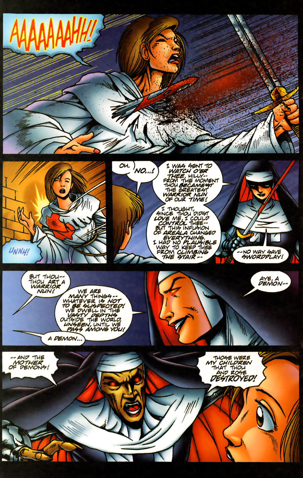 Read online Warrior Nun Areala: Scorpio Rose comic -  Issue #2 - 22