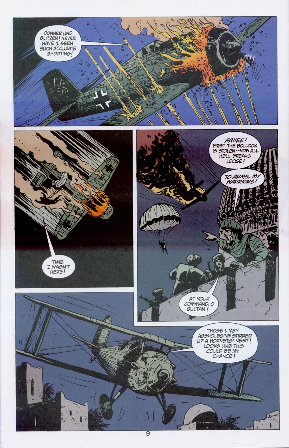 Read online Adventures in the Rifle Brigade: Operation Bollock comic -  Issue #3 - 10