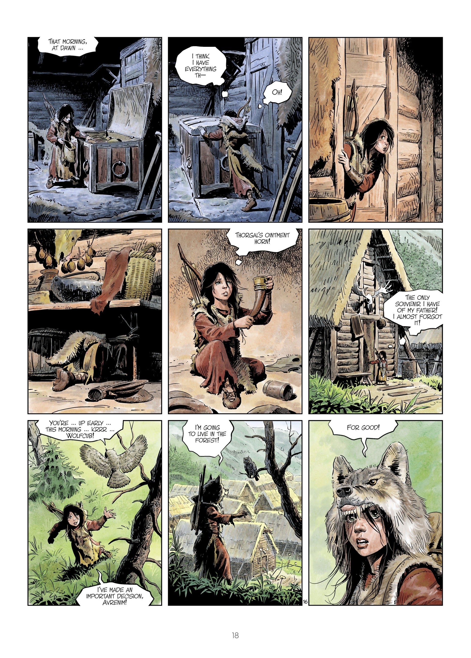 Read online The World of Thorgal: Wolfcub comic -  Issue #4 - 20