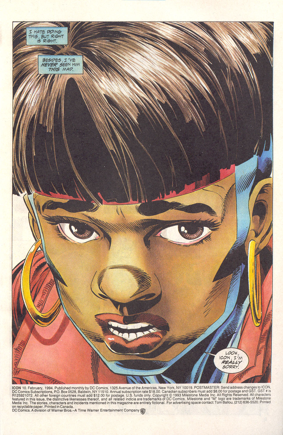 Read online Icon comic -  Issue #10 - 3