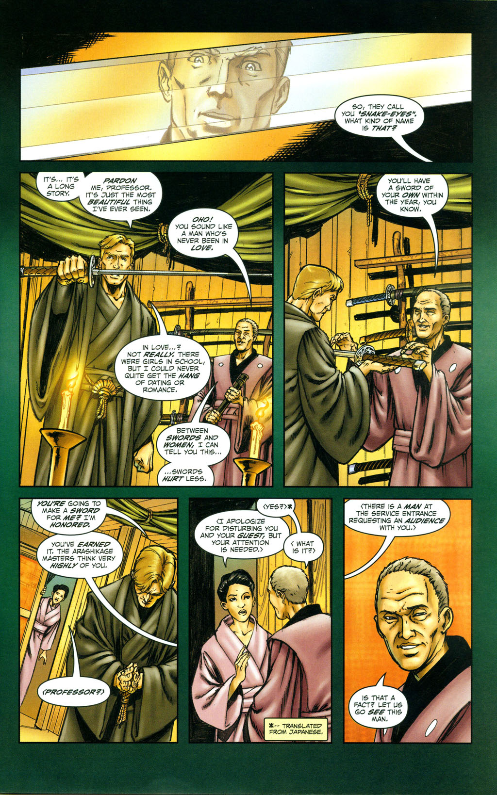 Read online Snake Eyes: Declassified comic -  Issue #4 - 8