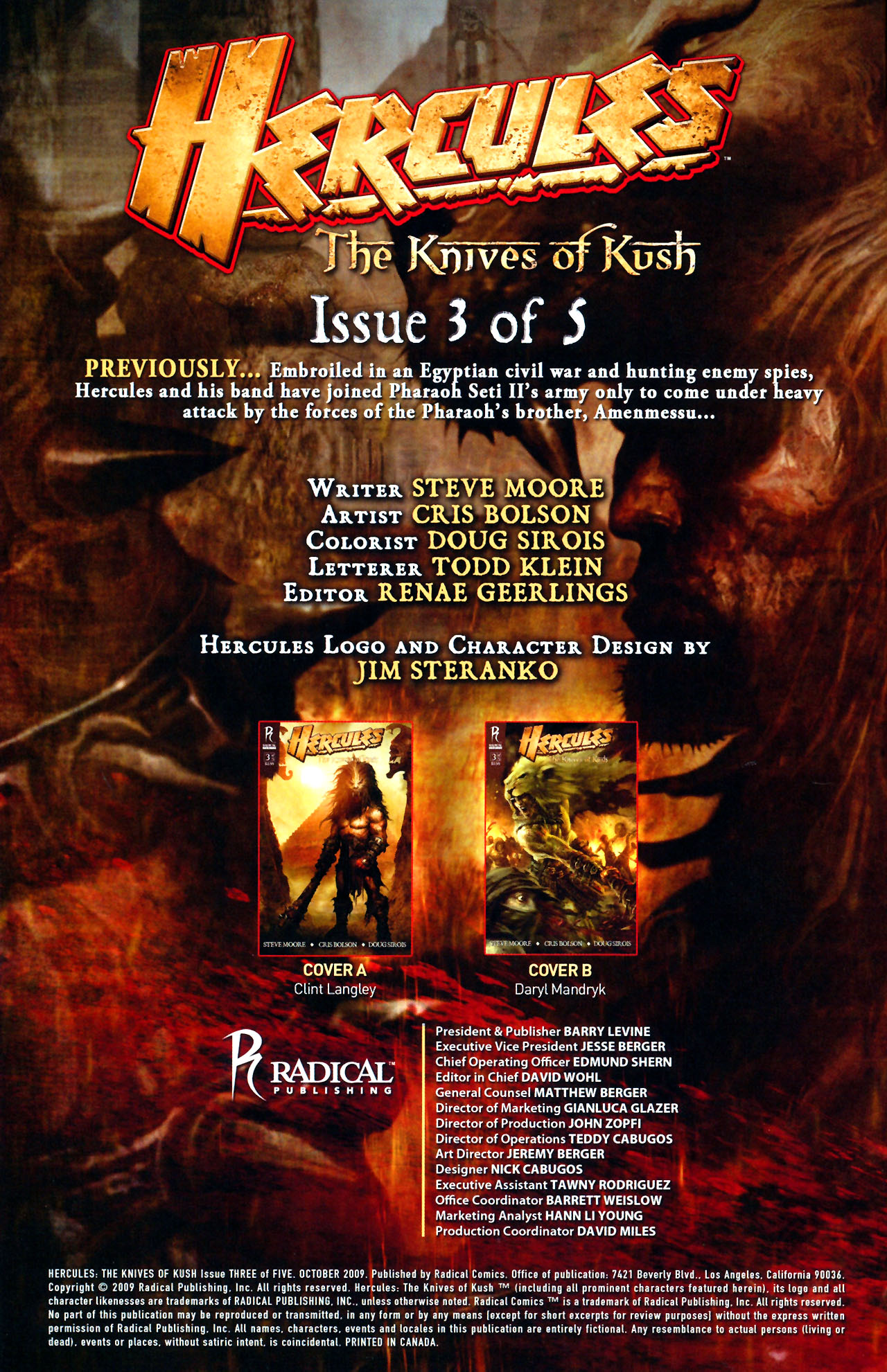 Read online Hercules: The Knives of Kush comic -  Issue #3 - 2